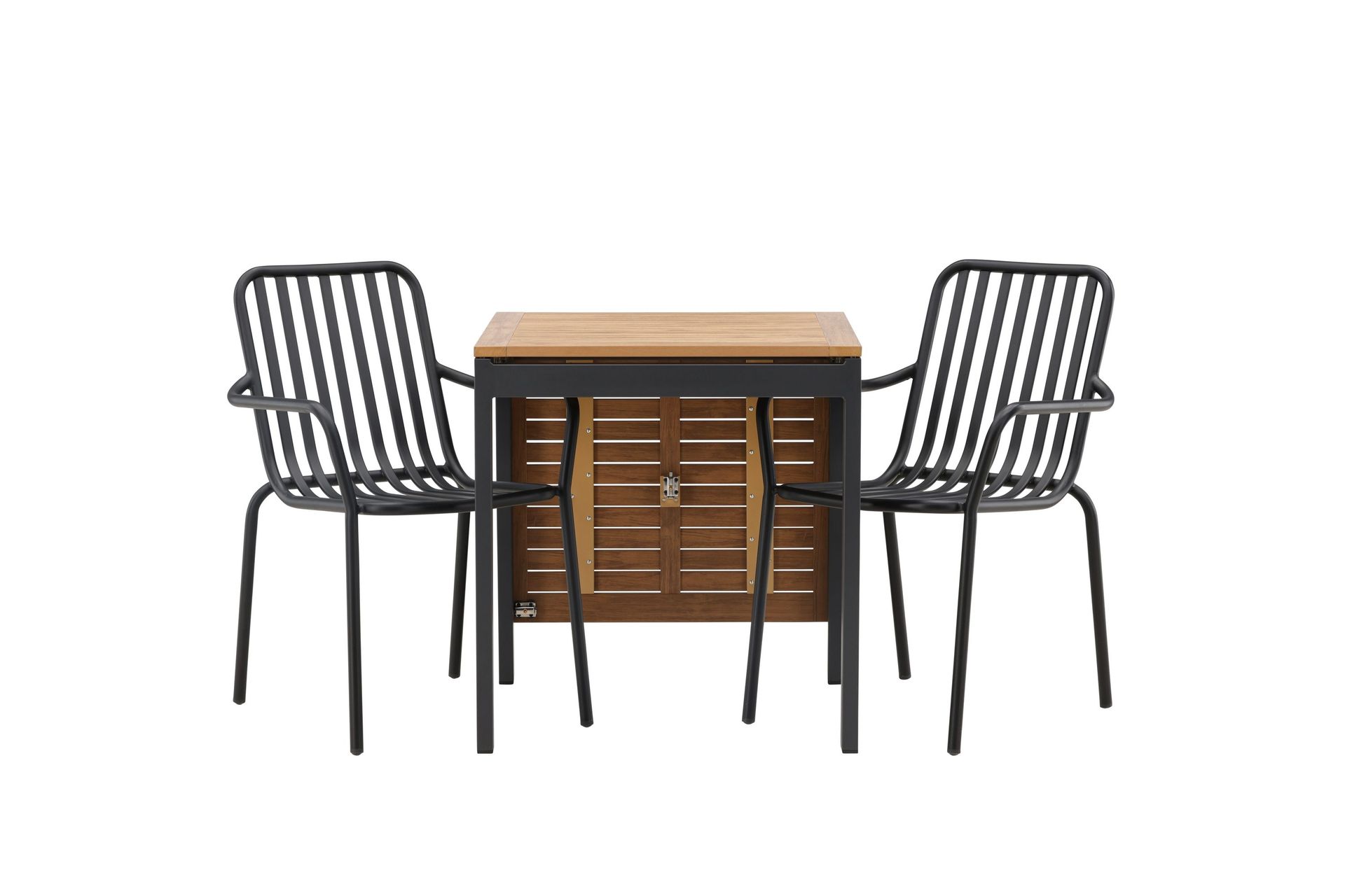 diego matgrupp 70 cm + 2 st peking karmstolar svart/brun - svart/brun