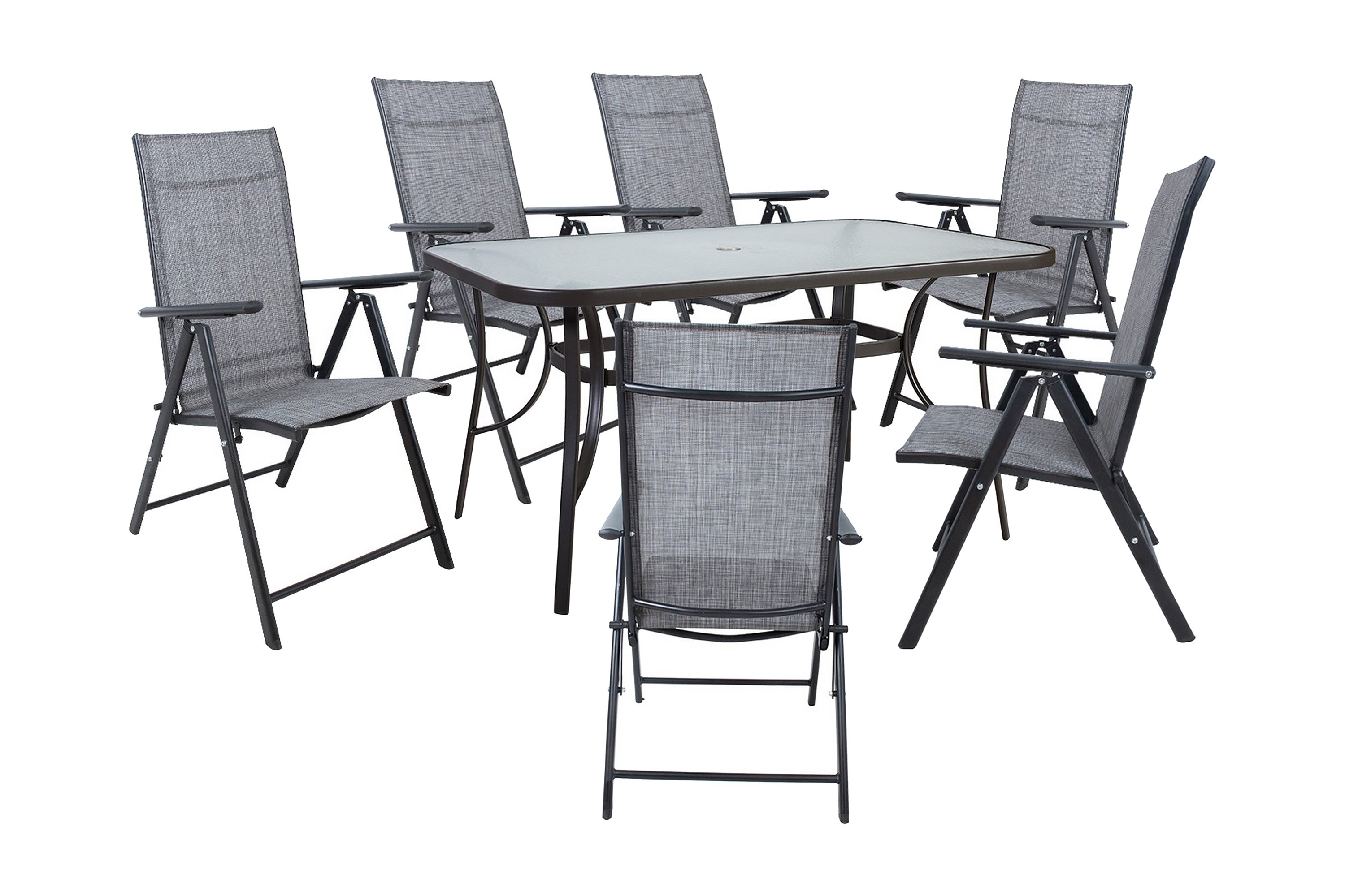 matgrupp utomhus dublinmed 6 positionsstolar -