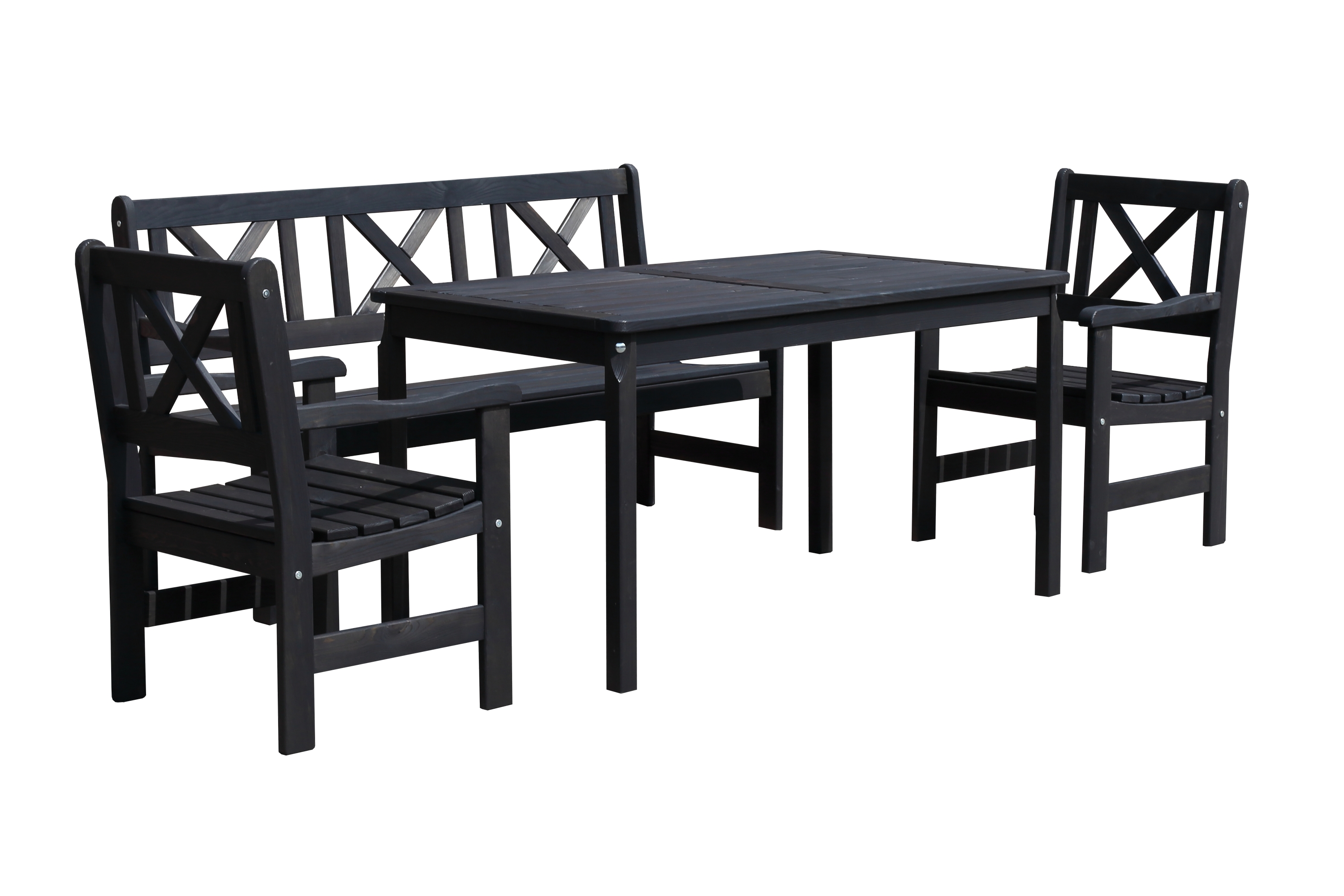 matgrupp utomhus olivo - kaffesvart