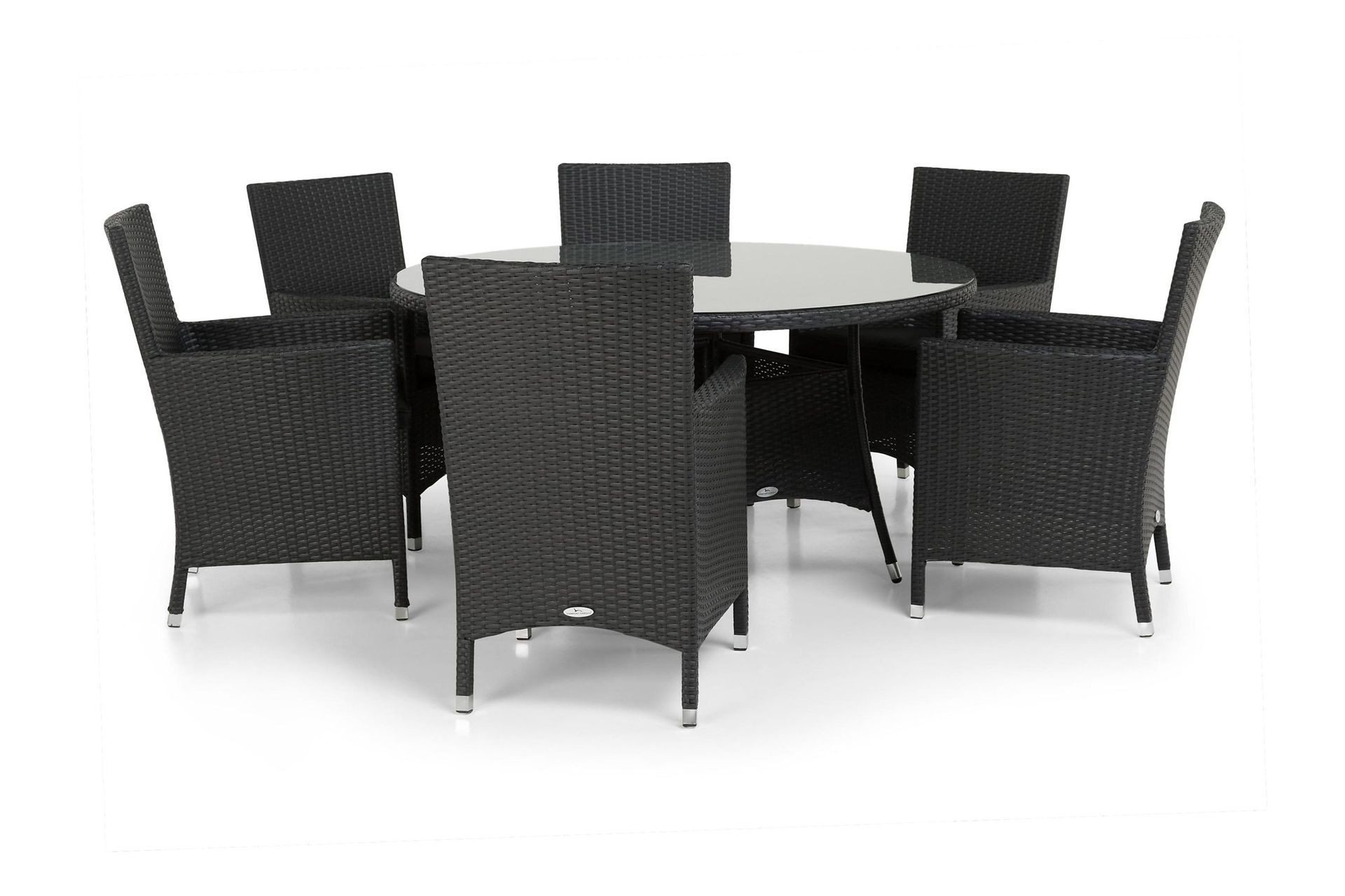 Thor Matgrupp &Oslash;140 + 6 Thor F&aring;t&ouml;lj - Svart