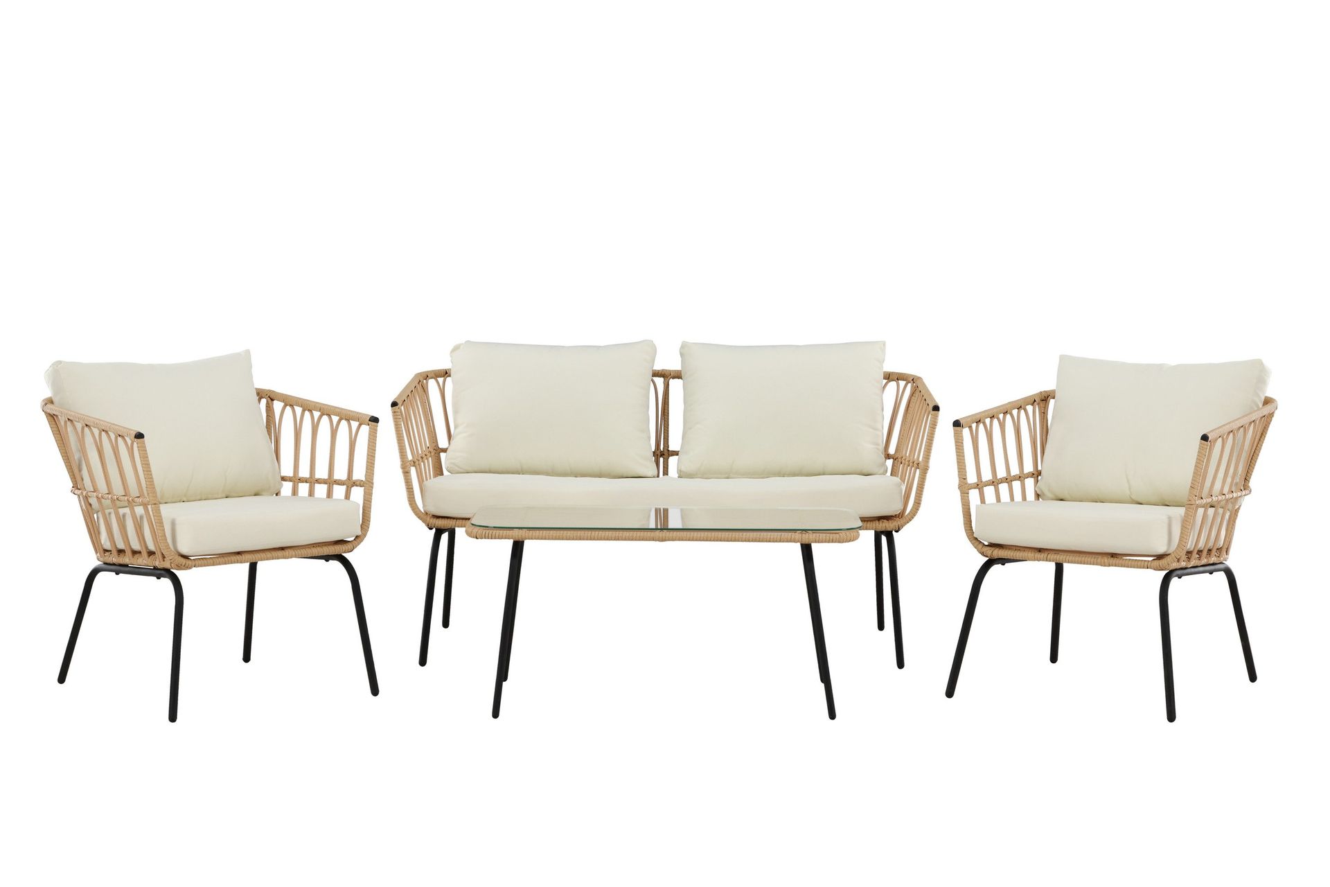 Ortigia Soffgrupp Utomhus 4-sits - Natur