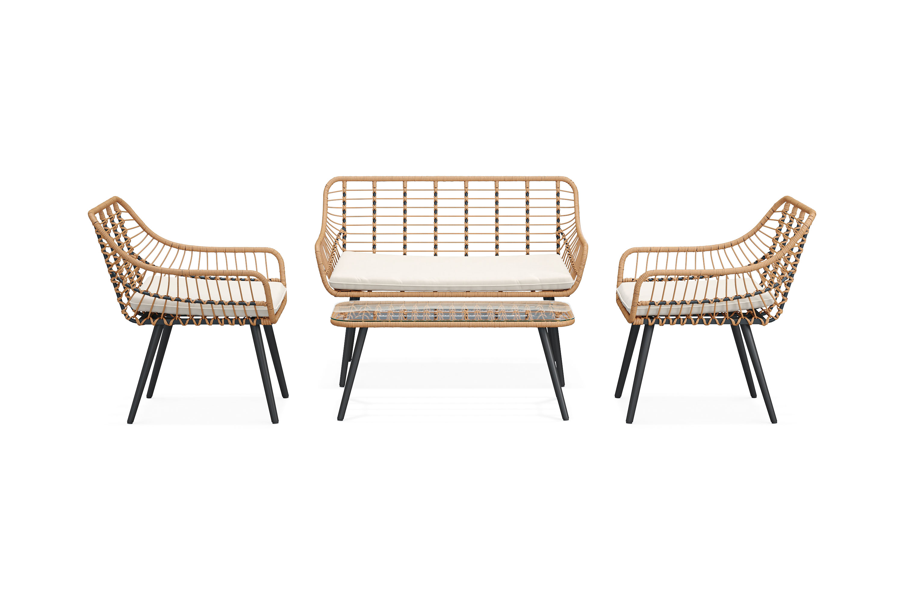 Sammy Soffgrupp Utomhus 4-sits Beige