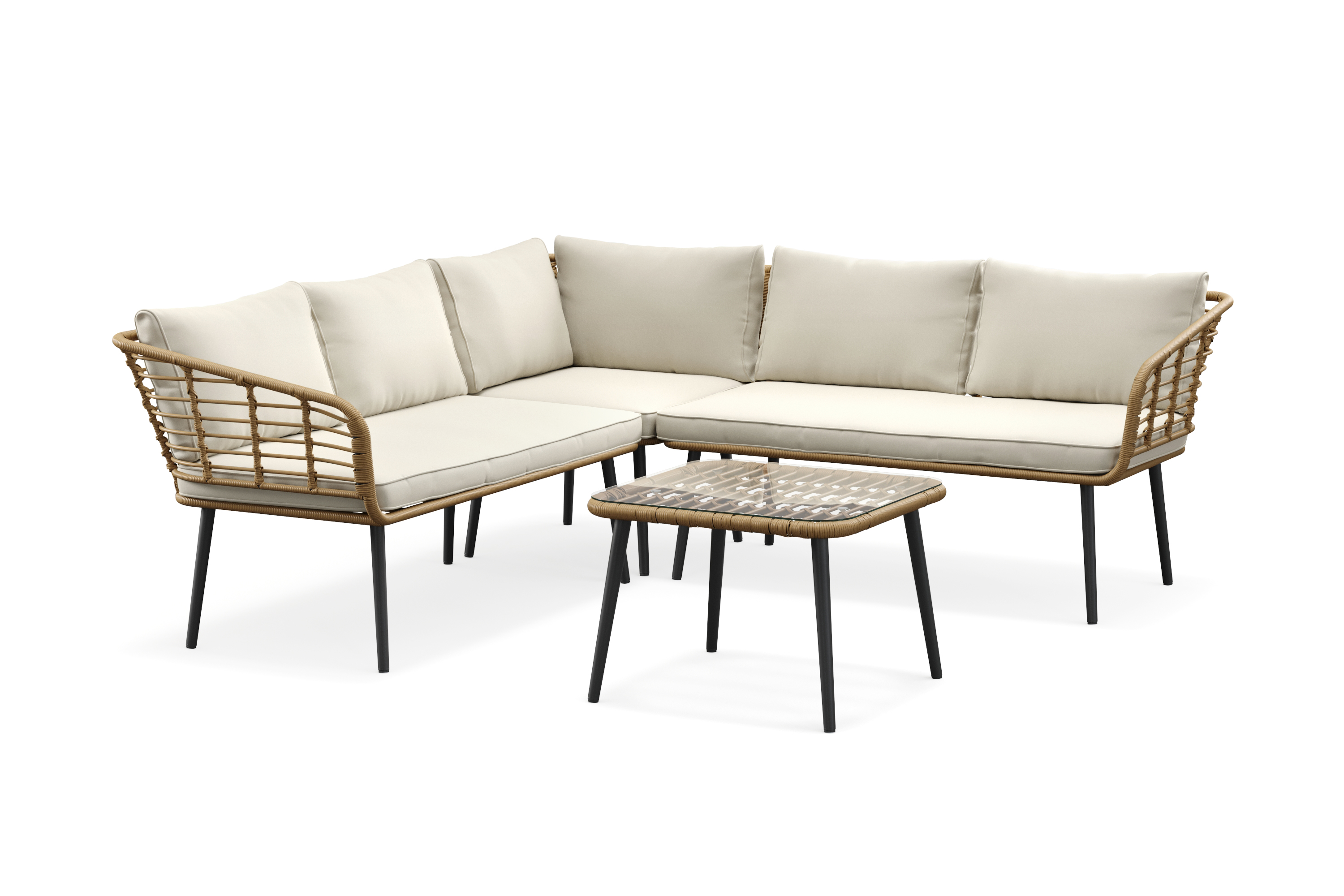 Sammy Soffgrupp Utomhus 5-sits Beige