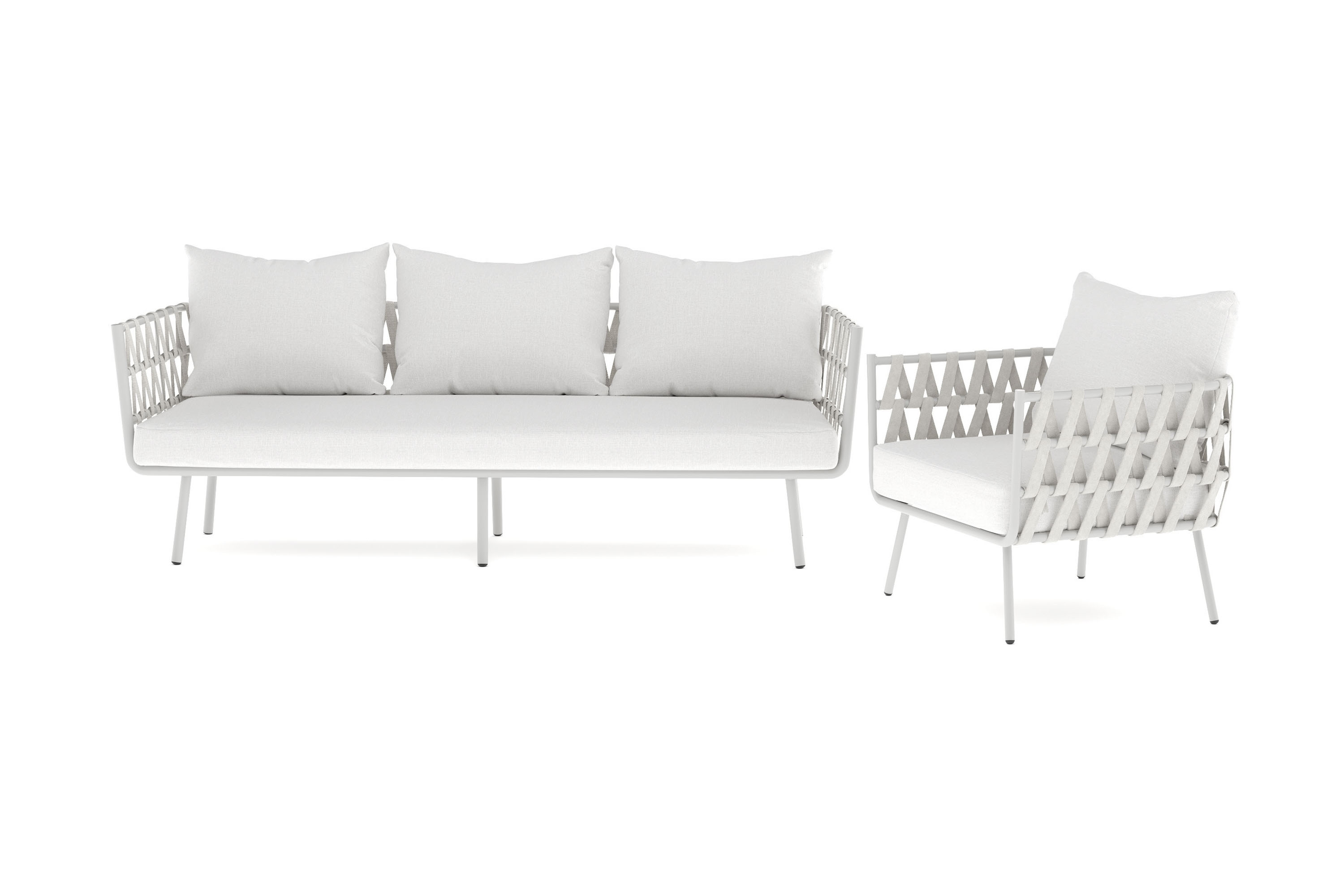 Sandina Soffgrupp 3-sits Fåtölj Beige