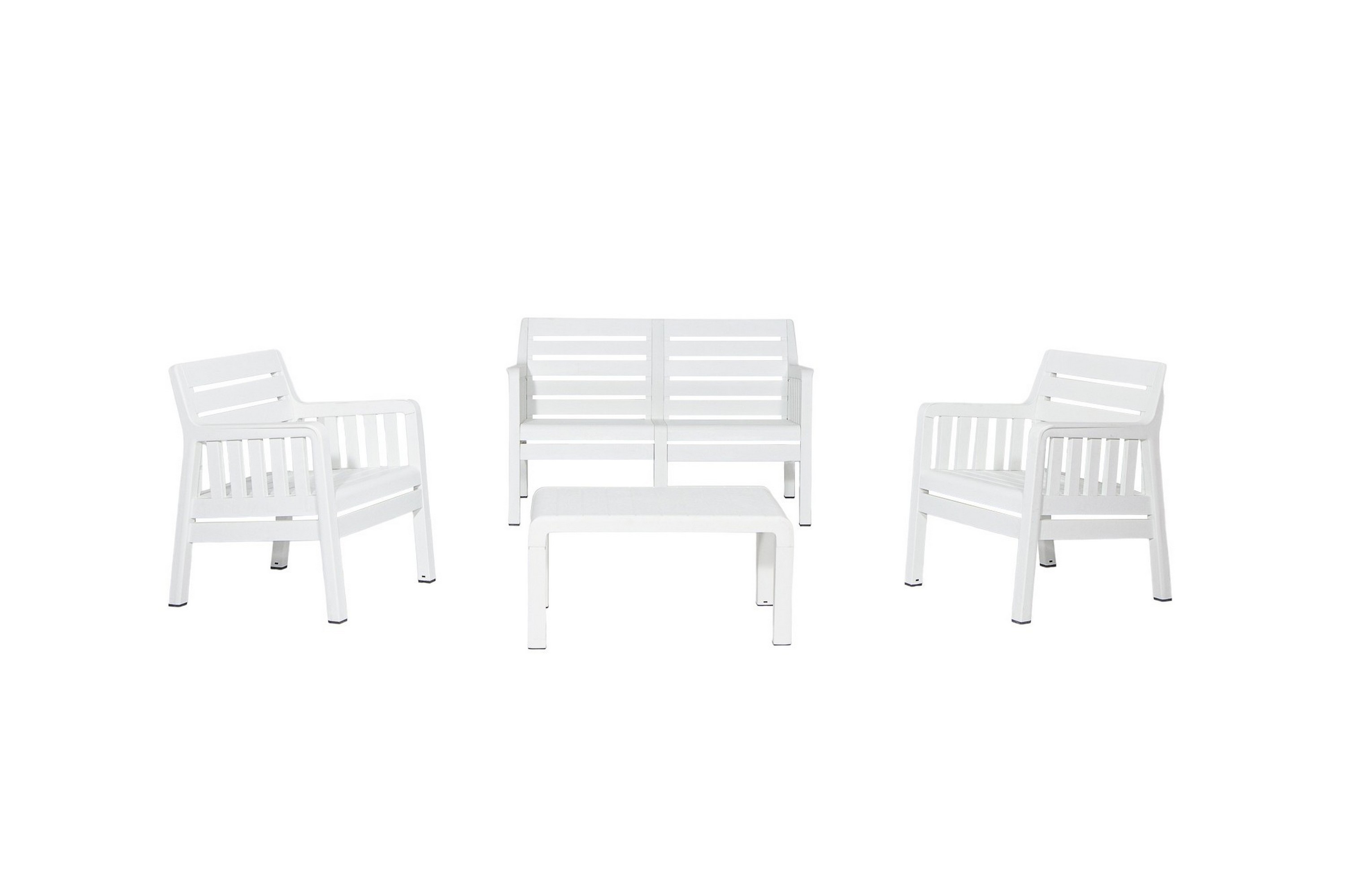 Soffgrupp Utomhus Desi 4-sits Vit