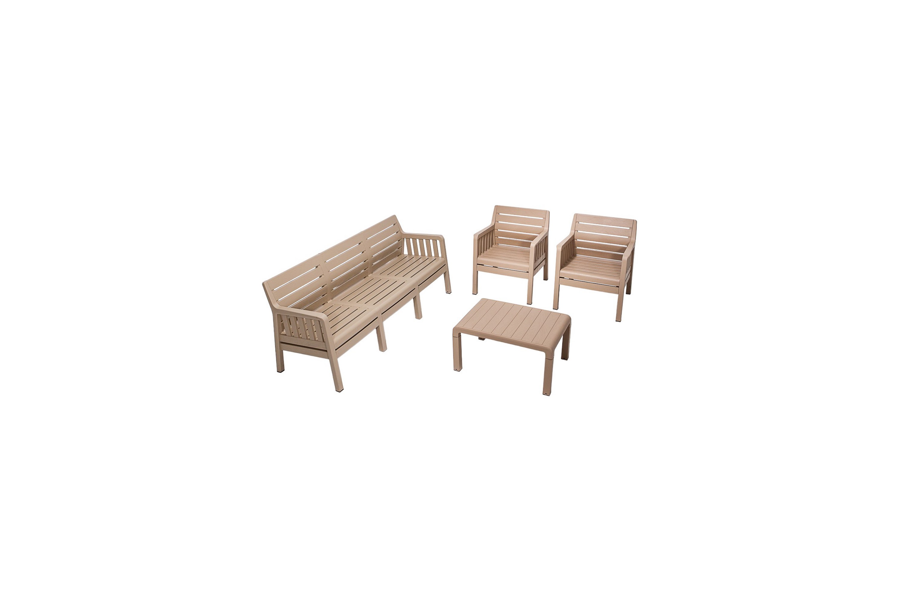 Soffgrupp Utomhus Desi 5-sits Brun