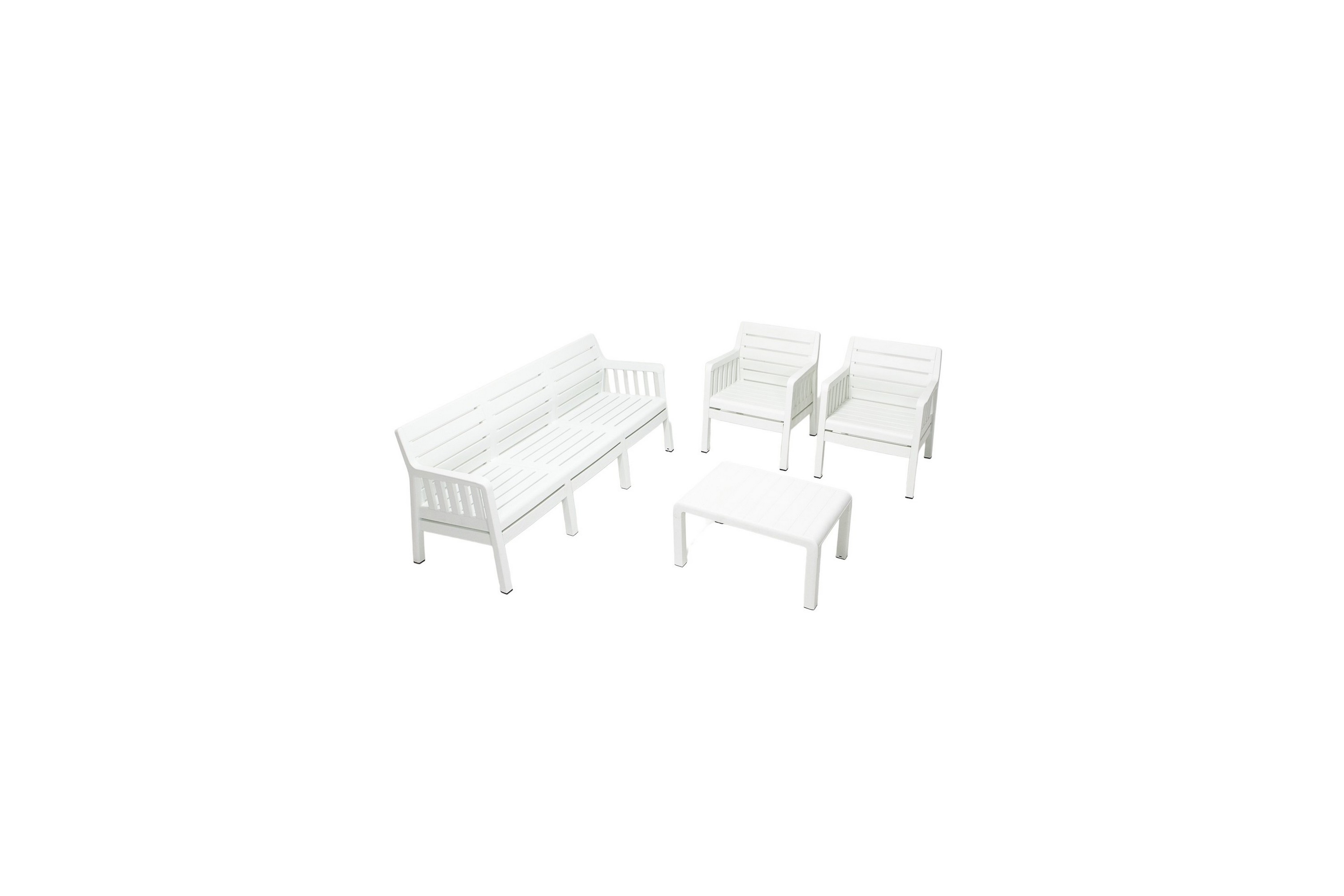 Soffgrupp Utomhus Elvor 5-sits Vit