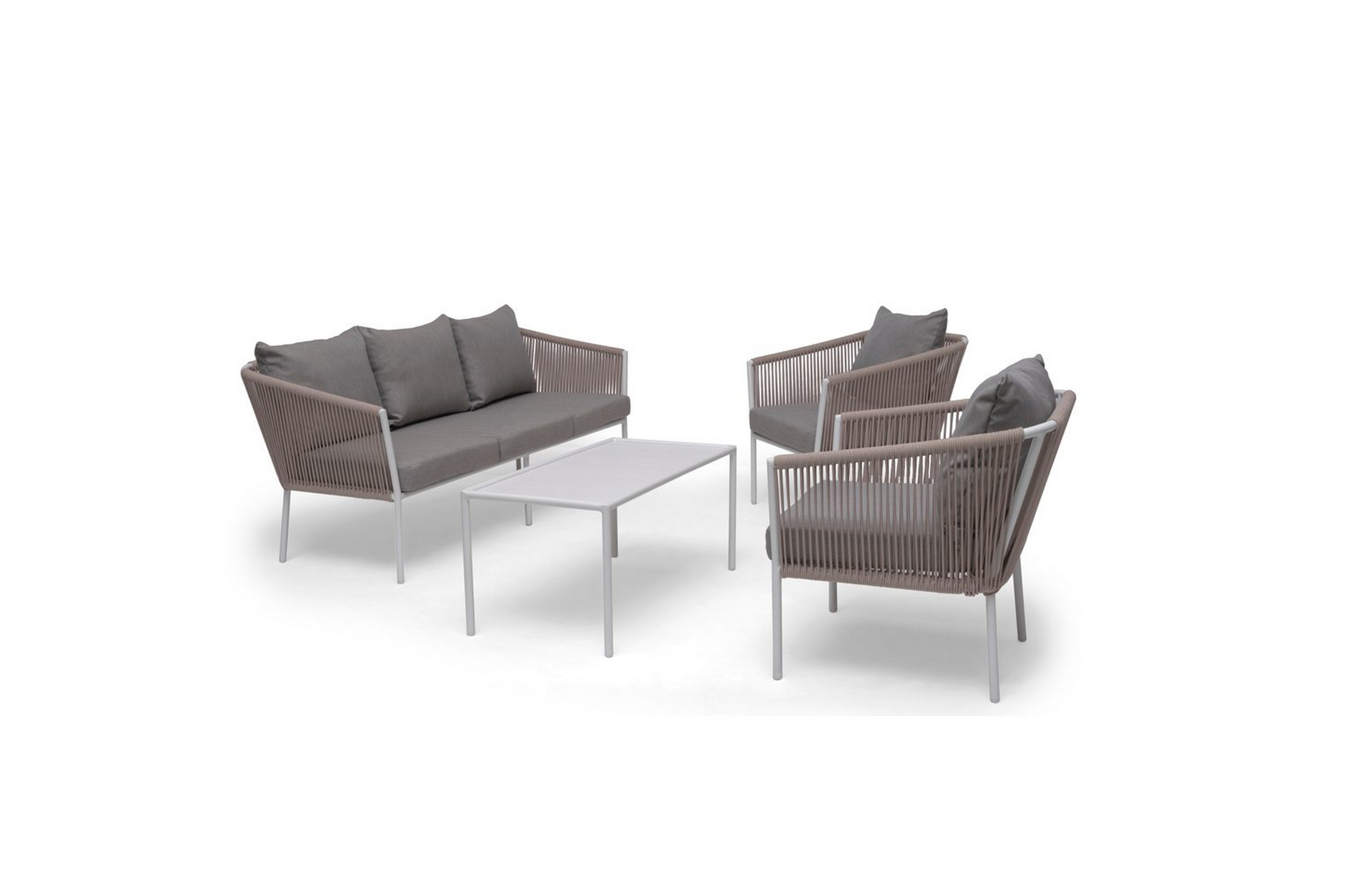 Soffgrupp Utomhus Hillerstorp Lersund Vit/Beige Vit/Beige