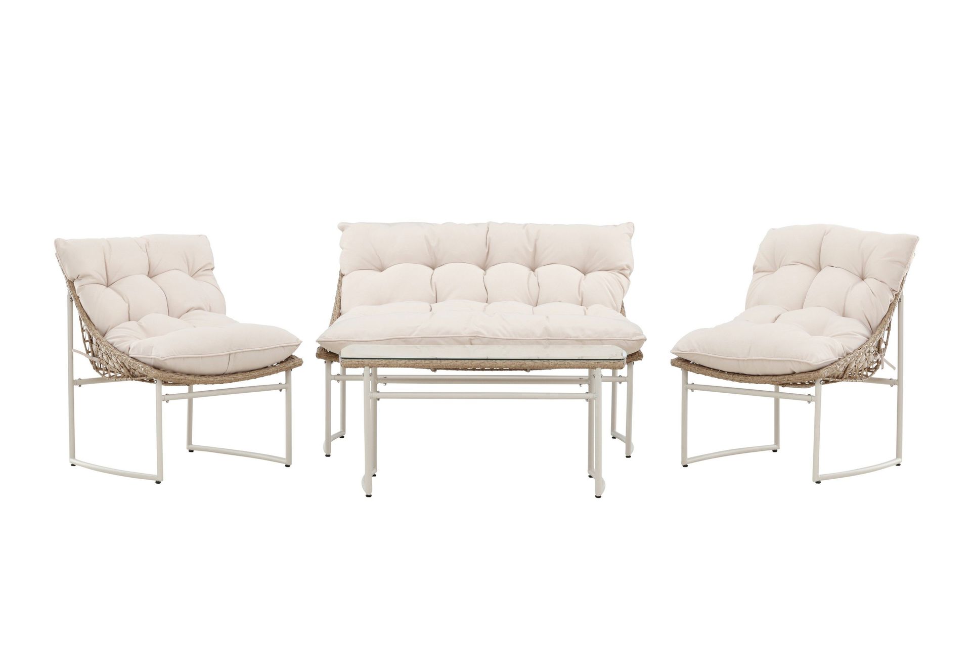 Tina Soffgrupp Utomhus 4-sits - Beige