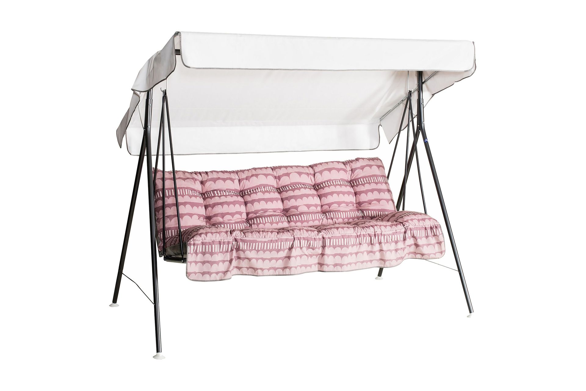 Teneriffa 3- pers. hammock, 84B - Grå/Rosa