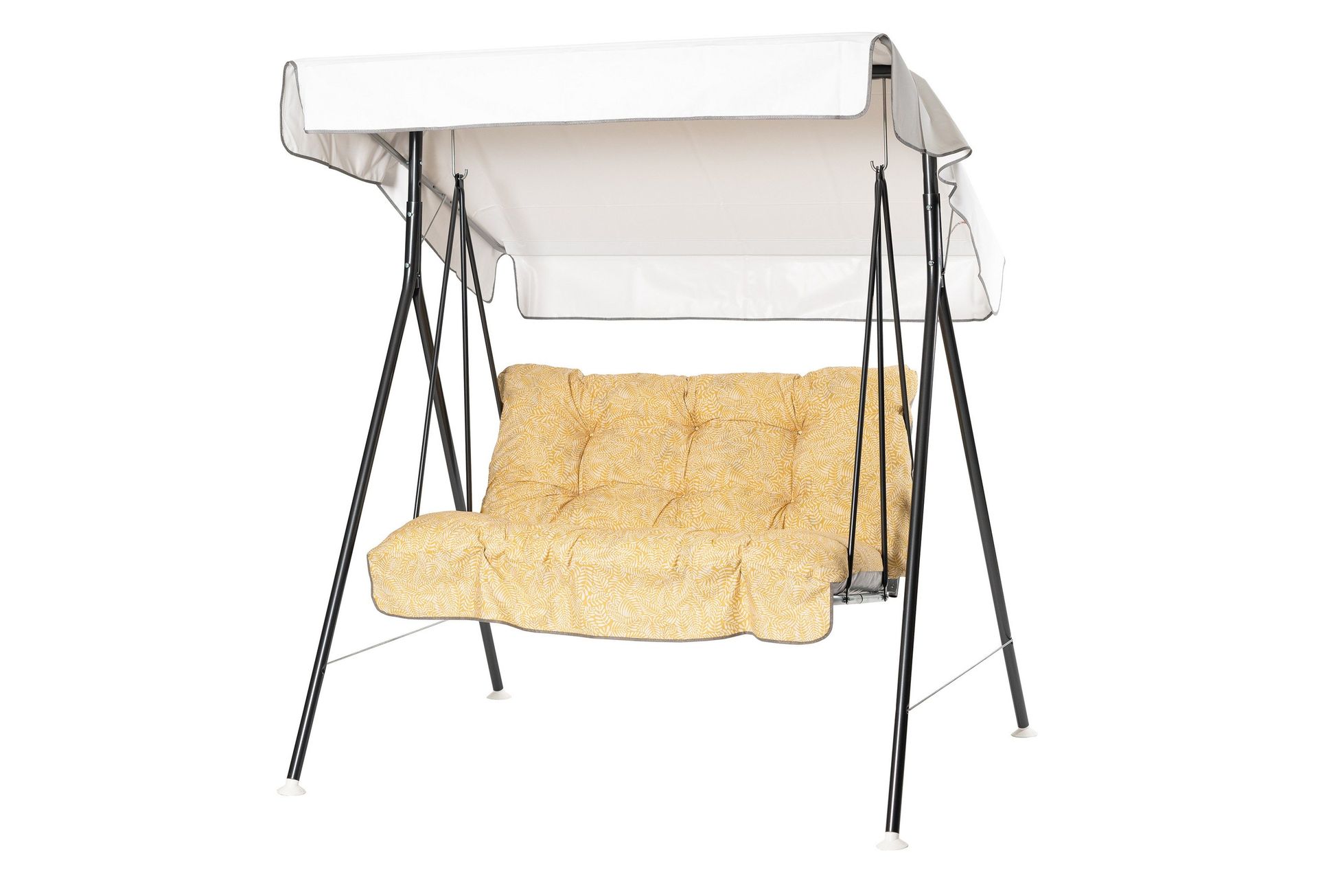 Duetto Komplett Hammock 130 cm - Grå/Gul