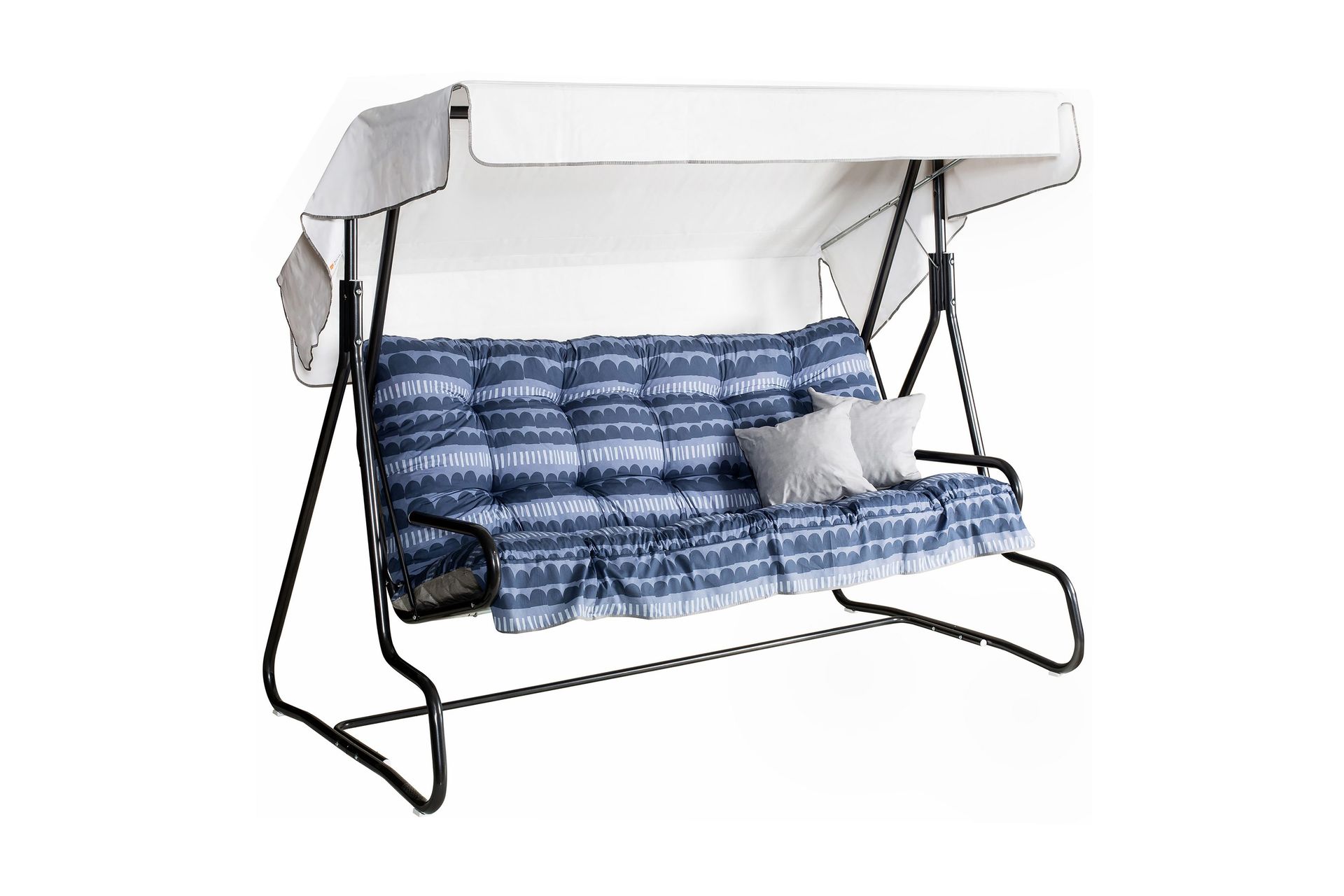 De Grande 3- pers. hammock, 86B - Grå/Blå