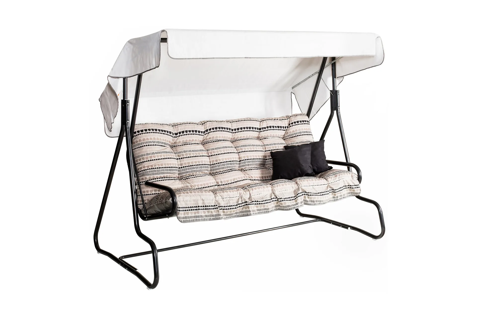 De Grande 3- pers. hammock, 81B - Grå/Beige