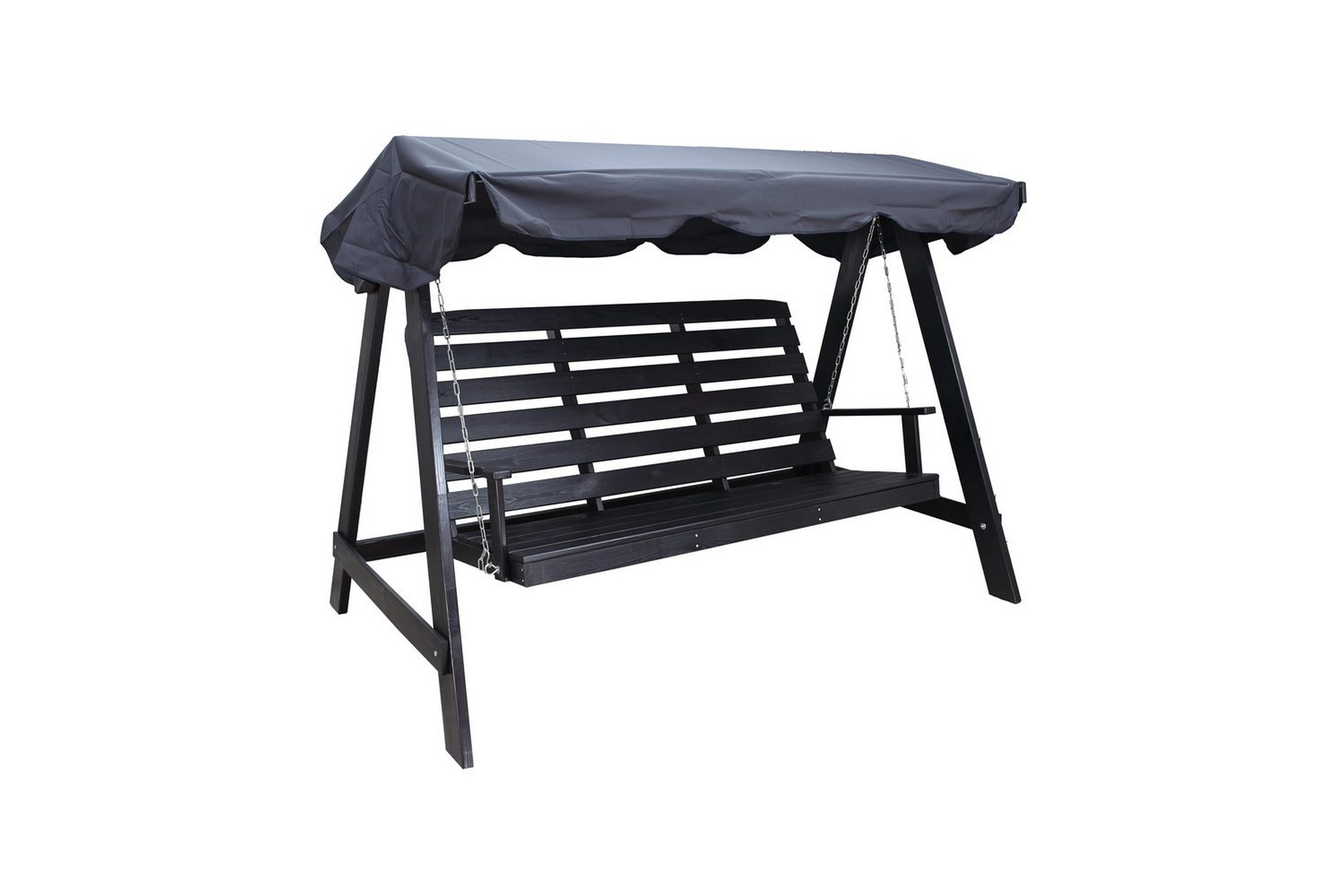 Hammock Pelle med Tak Svart Svart