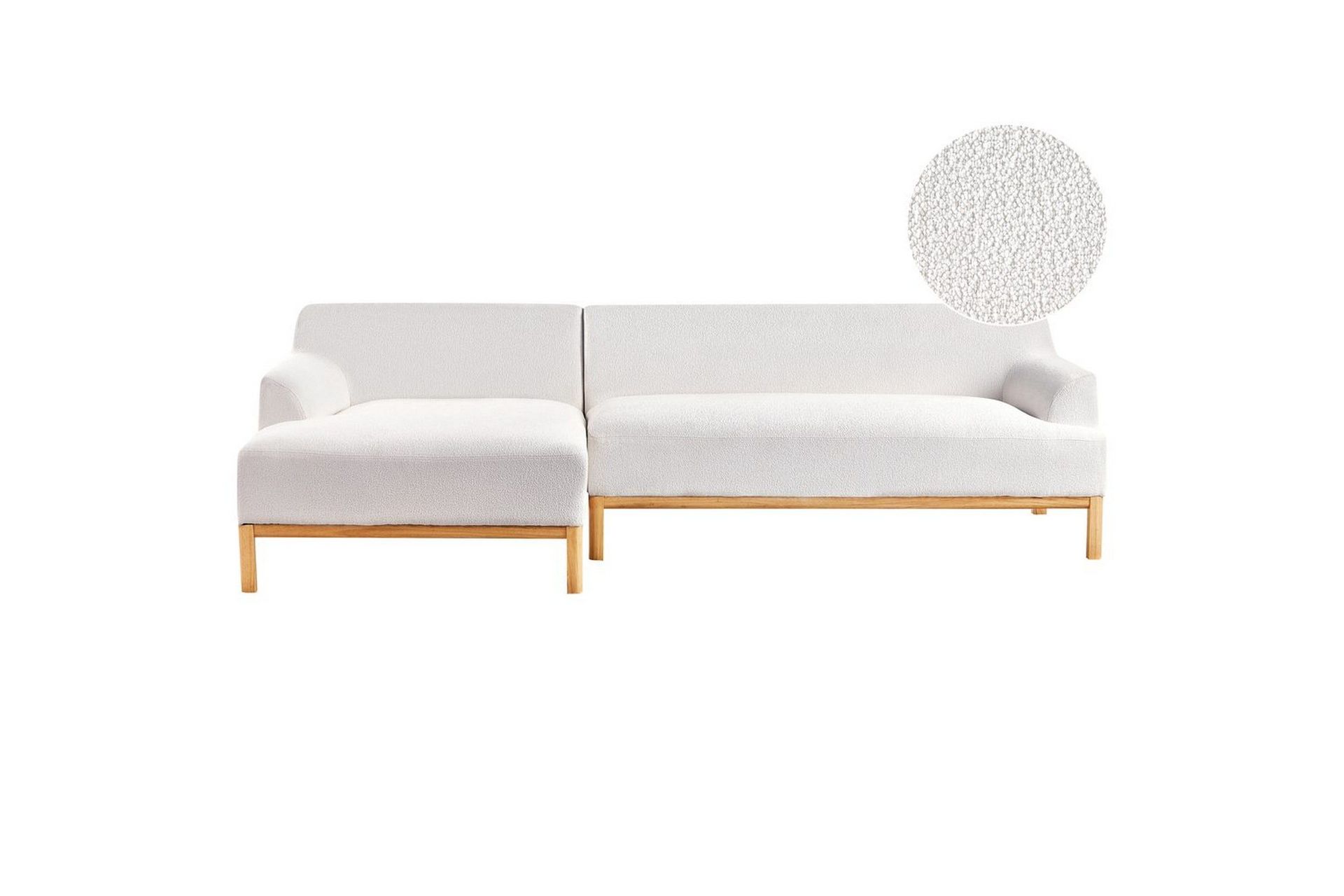 H&ouml;rnsoffa Sosjo Vit, ljust tr&auml;, H&ouml;gerv&auml;nd - Vit, ljust tr&auml;, H&ouml;gerv&auml;nd