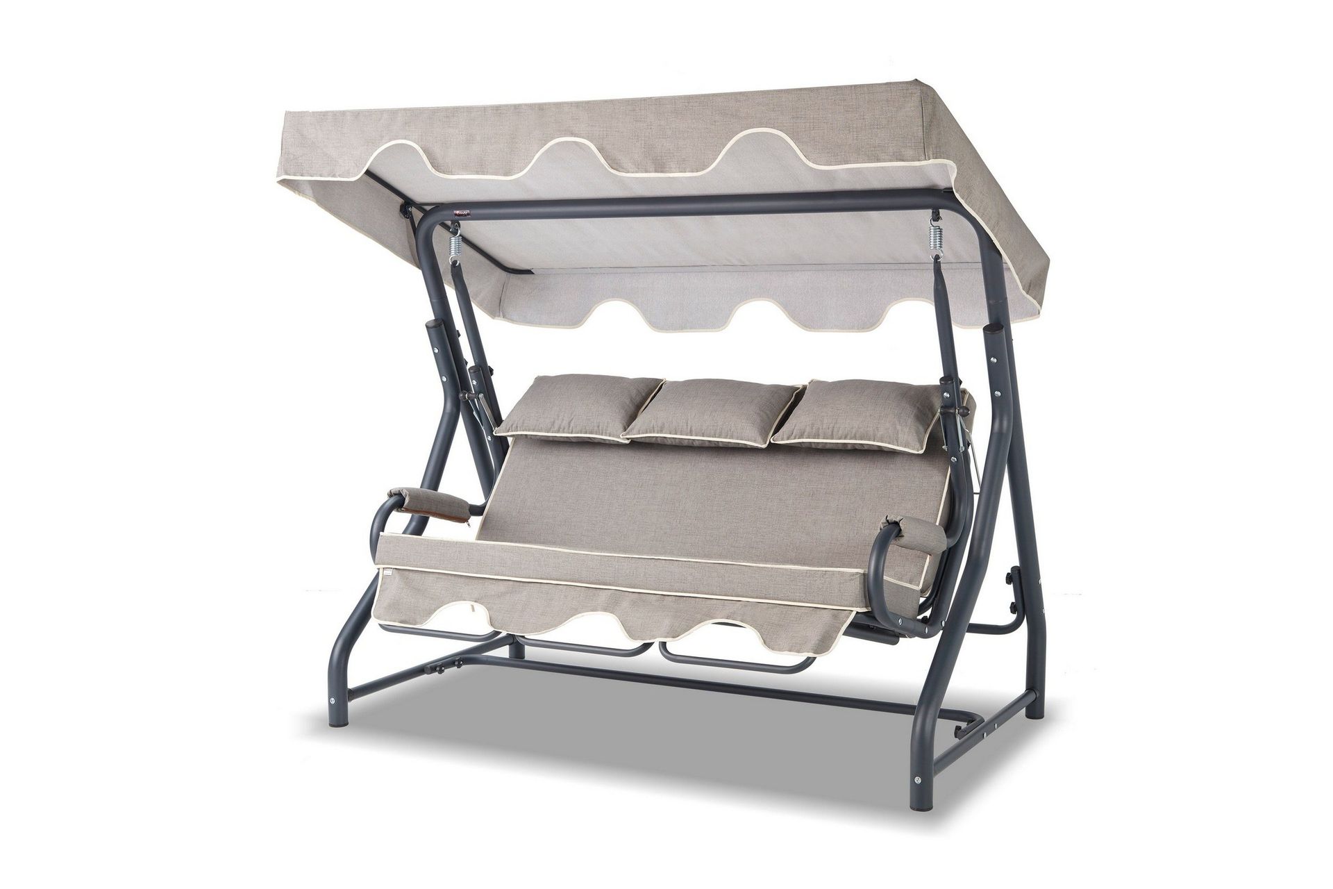 Icterina Komplett Hammock 200 cm - Antracit/Grå