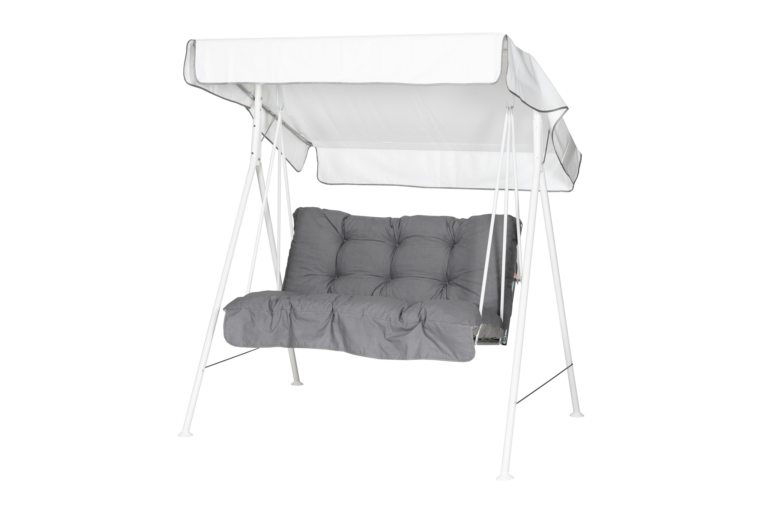 Tritante Komplett Hammock 130 cm Vit/Grå