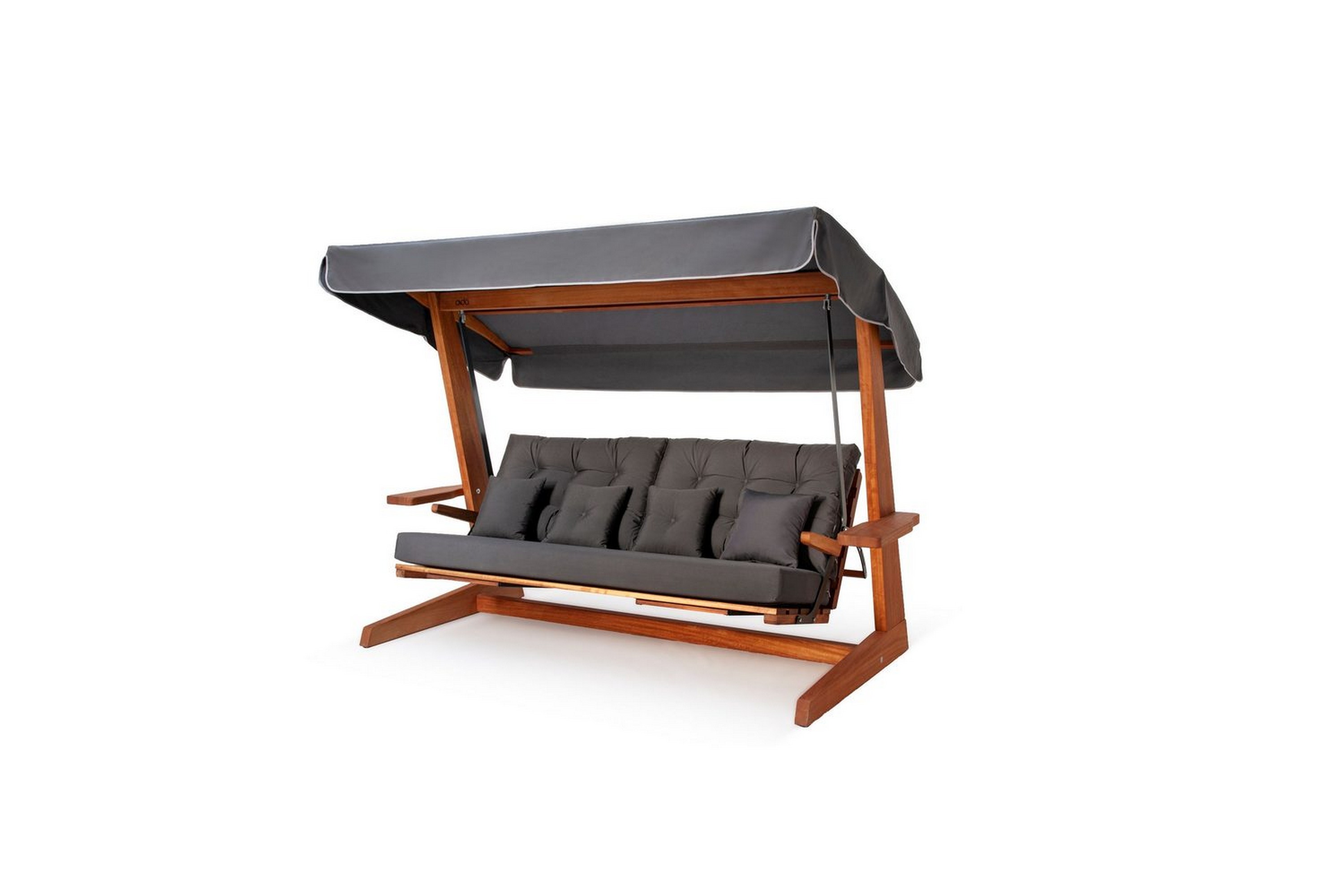 trädgårds trippel gungstol dasina natur / antracit - natur / antracit