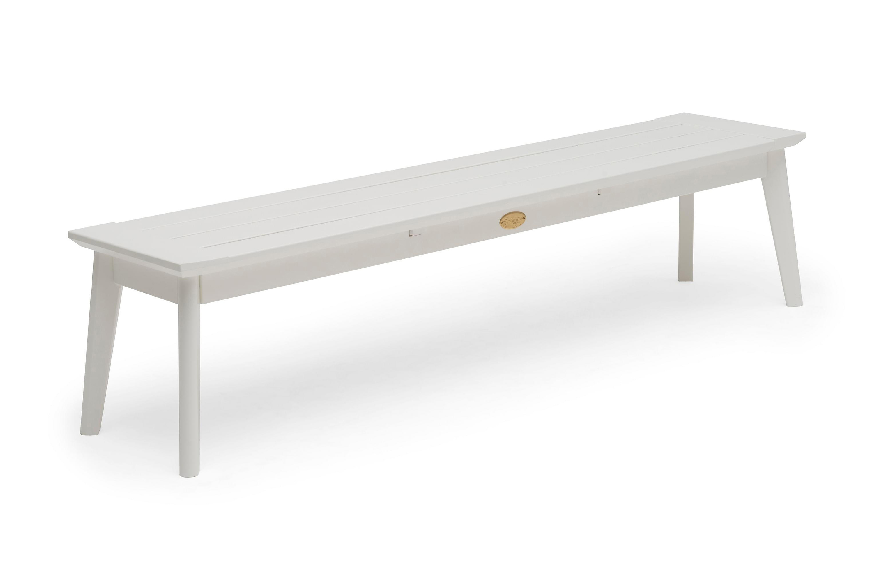 Bänk Utomhus Utestoltö185 cm Vit Hillerstorp