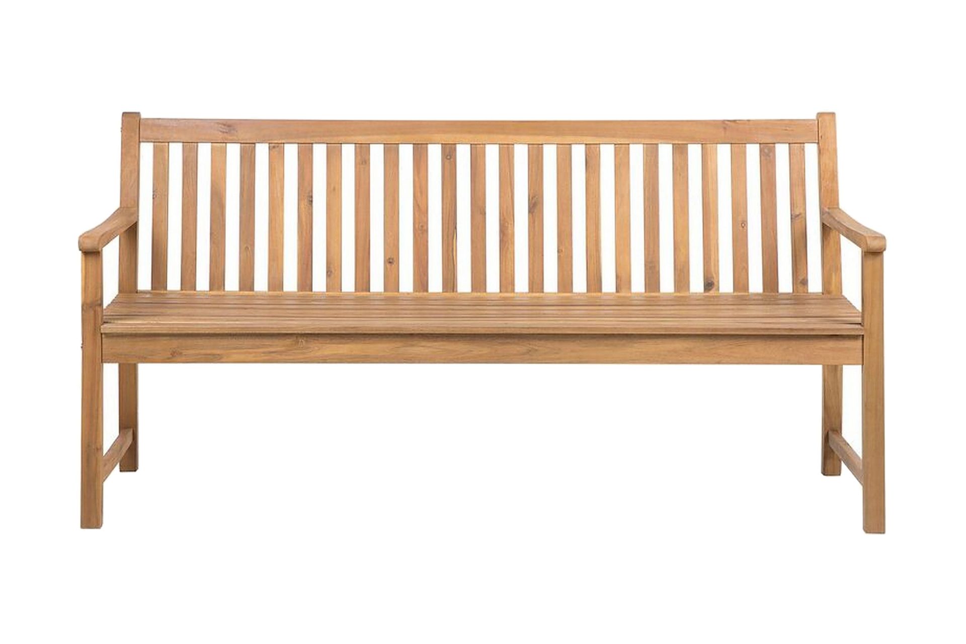 Trädgårdsbänk akaciaträ ljusbrun 180 cm VIVARA - Trä/natur