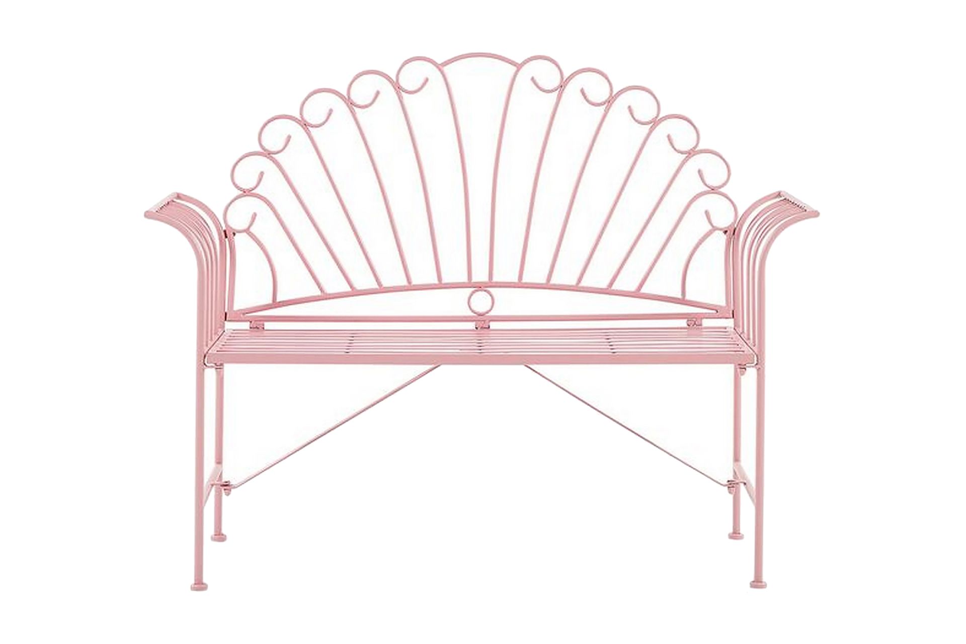 Trädgårdsbänk Hillsgu - Rosa