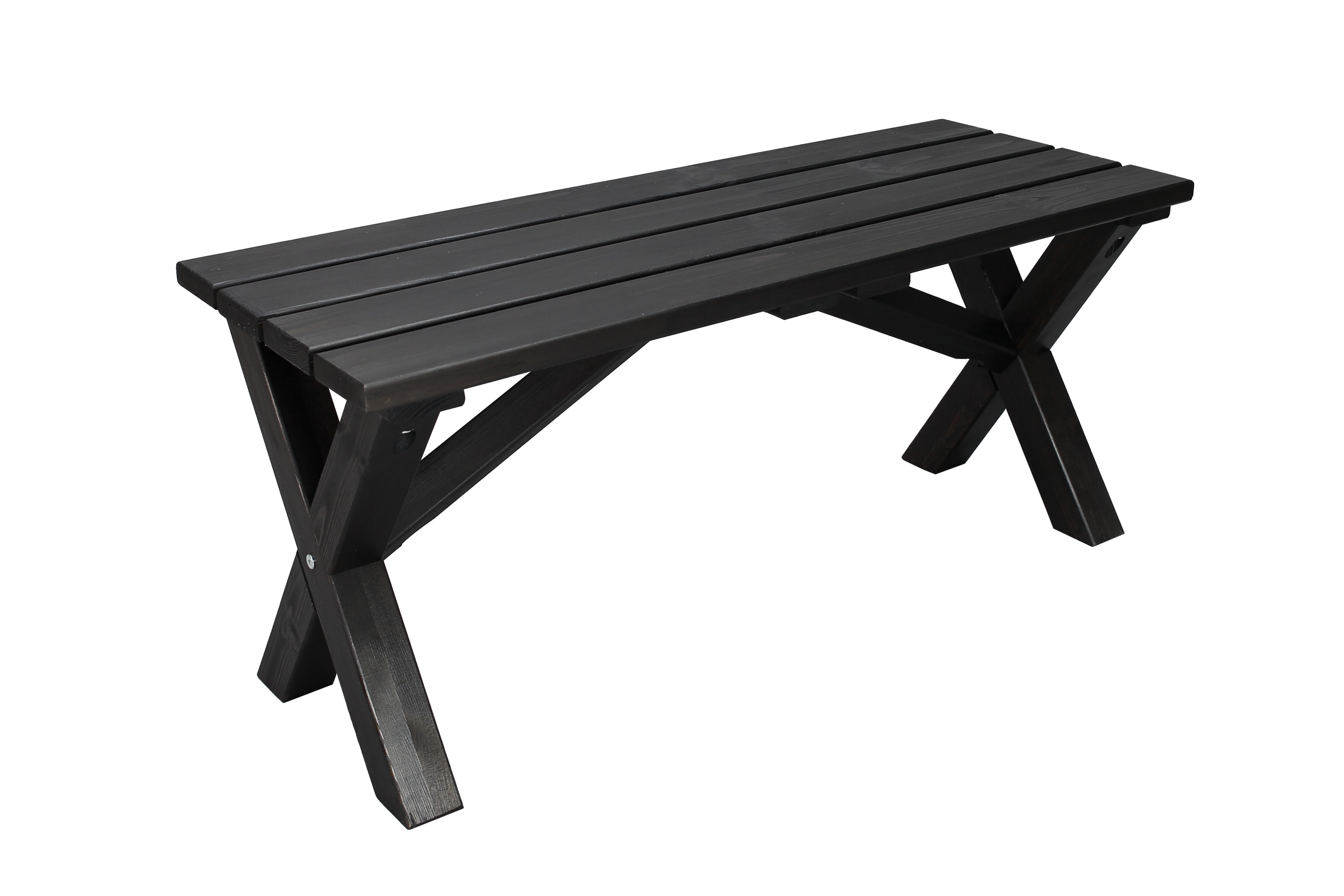Utebänk Lietinna 100 cm Svart