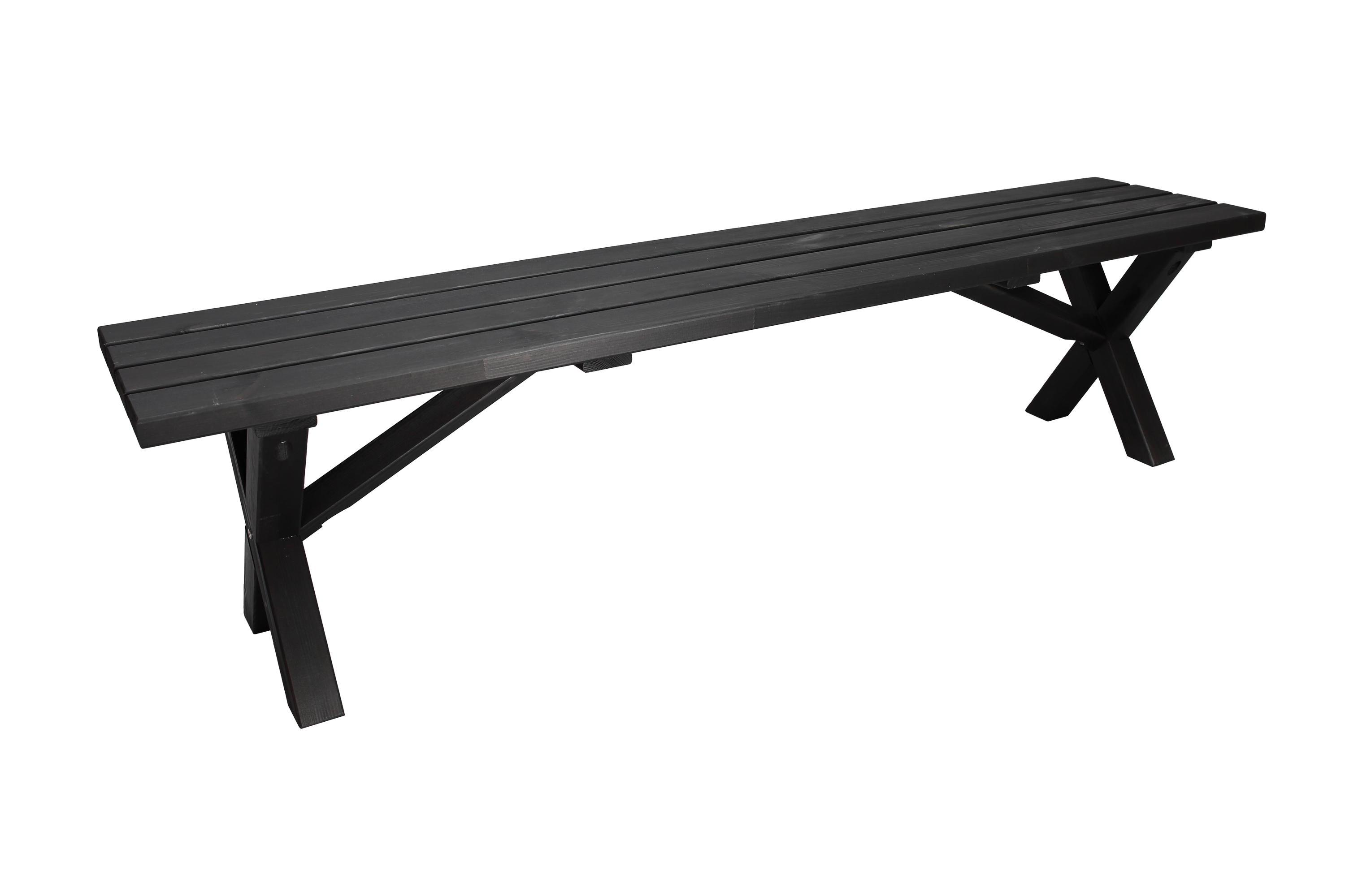 Utebänk Lietinna 180 cm Svart