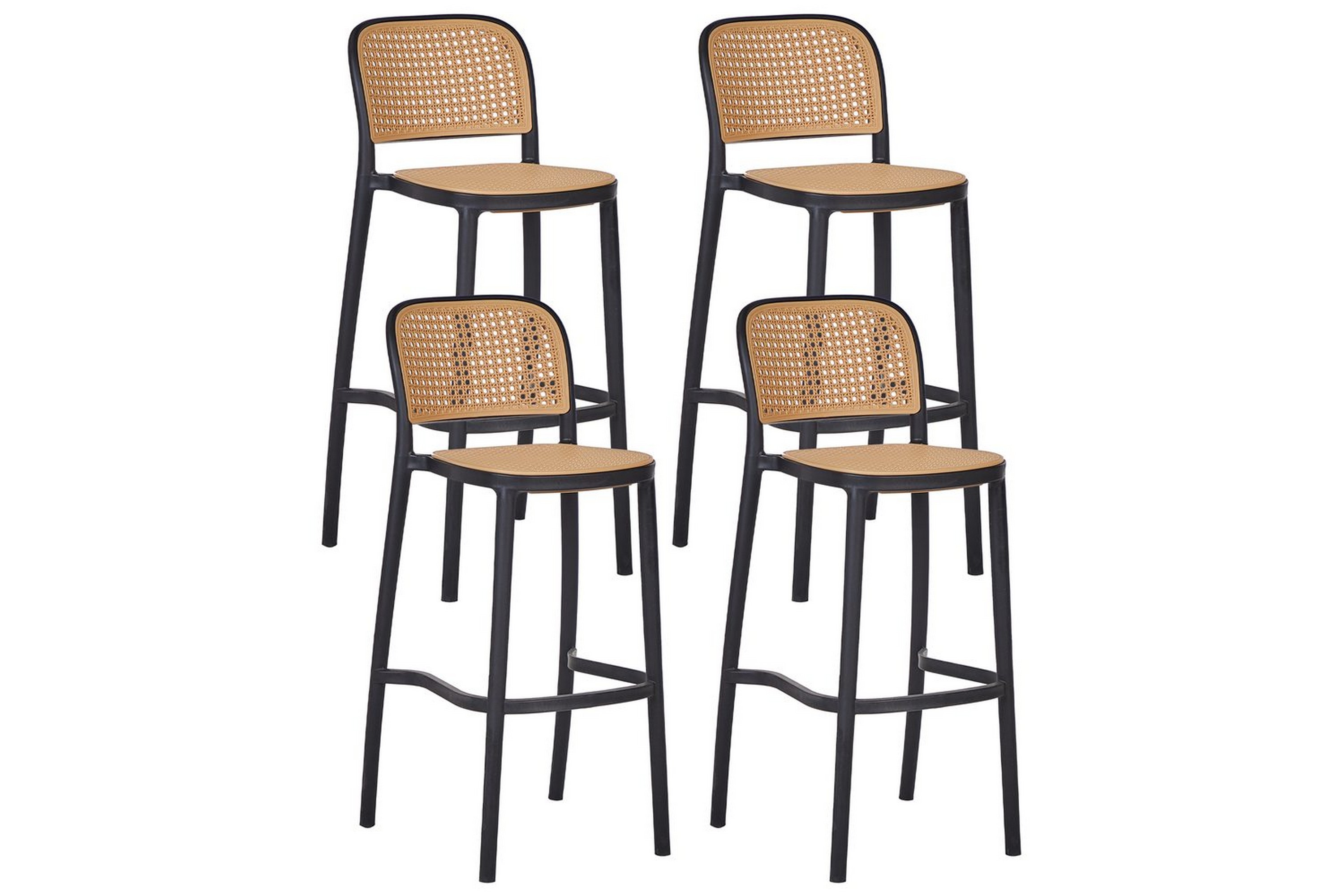 barstol set om 4 plose -