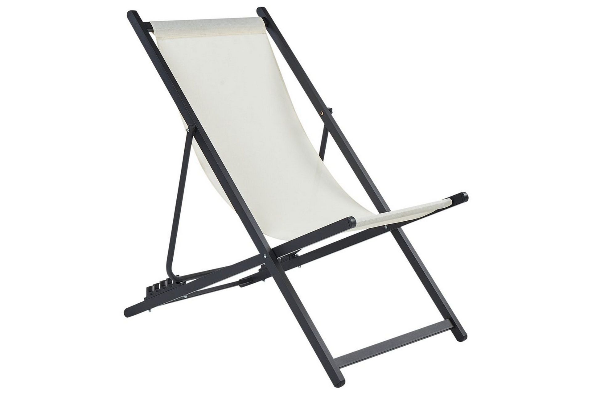 däckstol hopfällbar locri ii - beige, svart