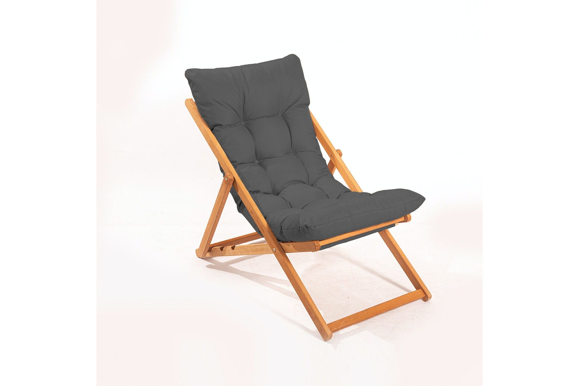 gardellis solstol 42x43 cm - grå/natur