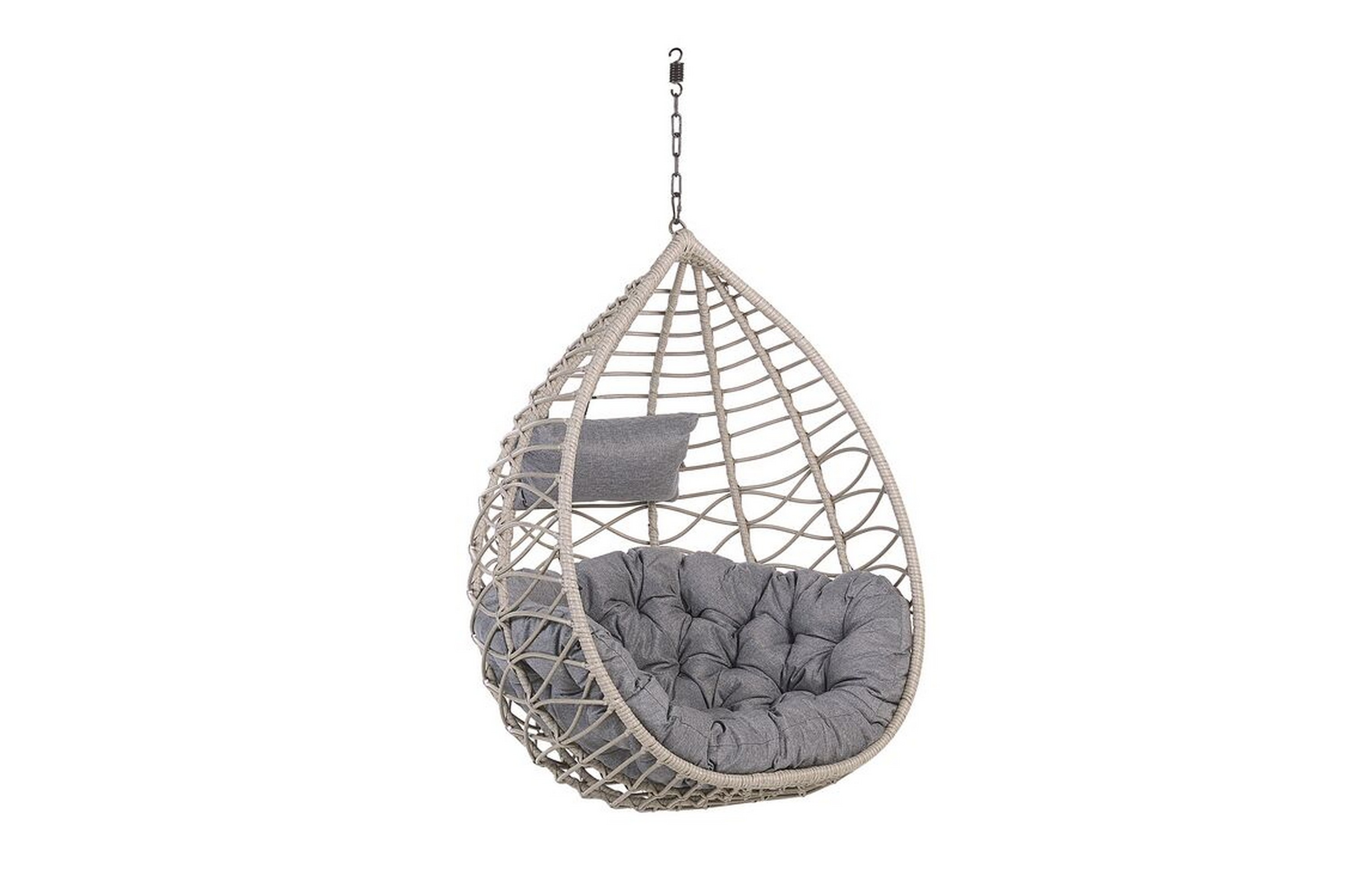 hängstol utomhus broakulla med stativ - grå