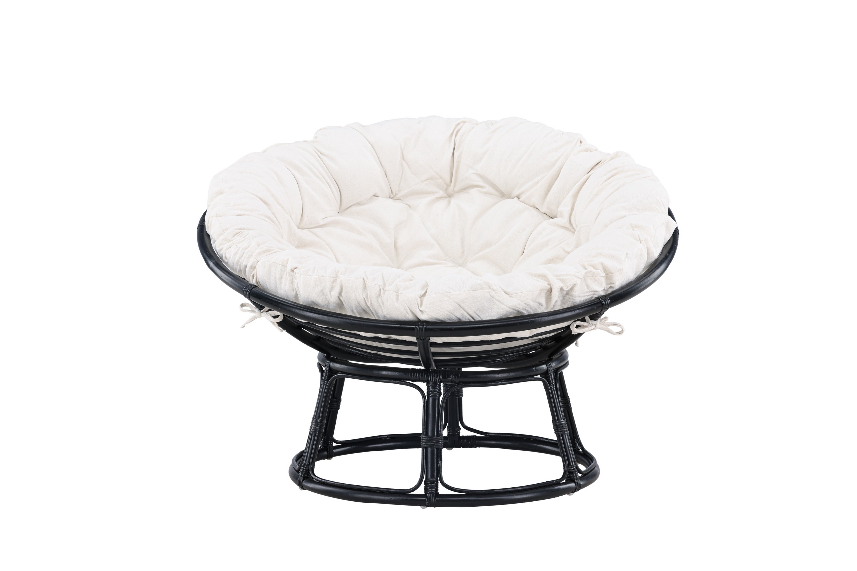 Loungestol Bonnie Svart/Vit