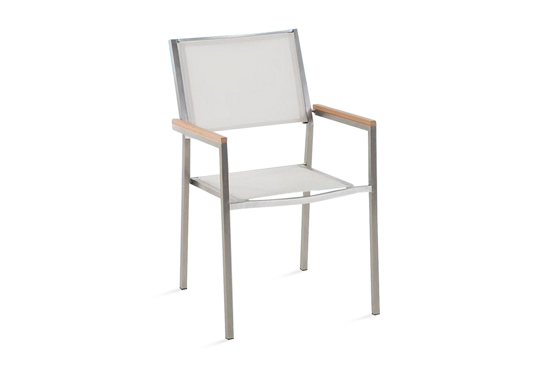 Grosseto Trädgårdsstol 6 St 58 cm - Vit