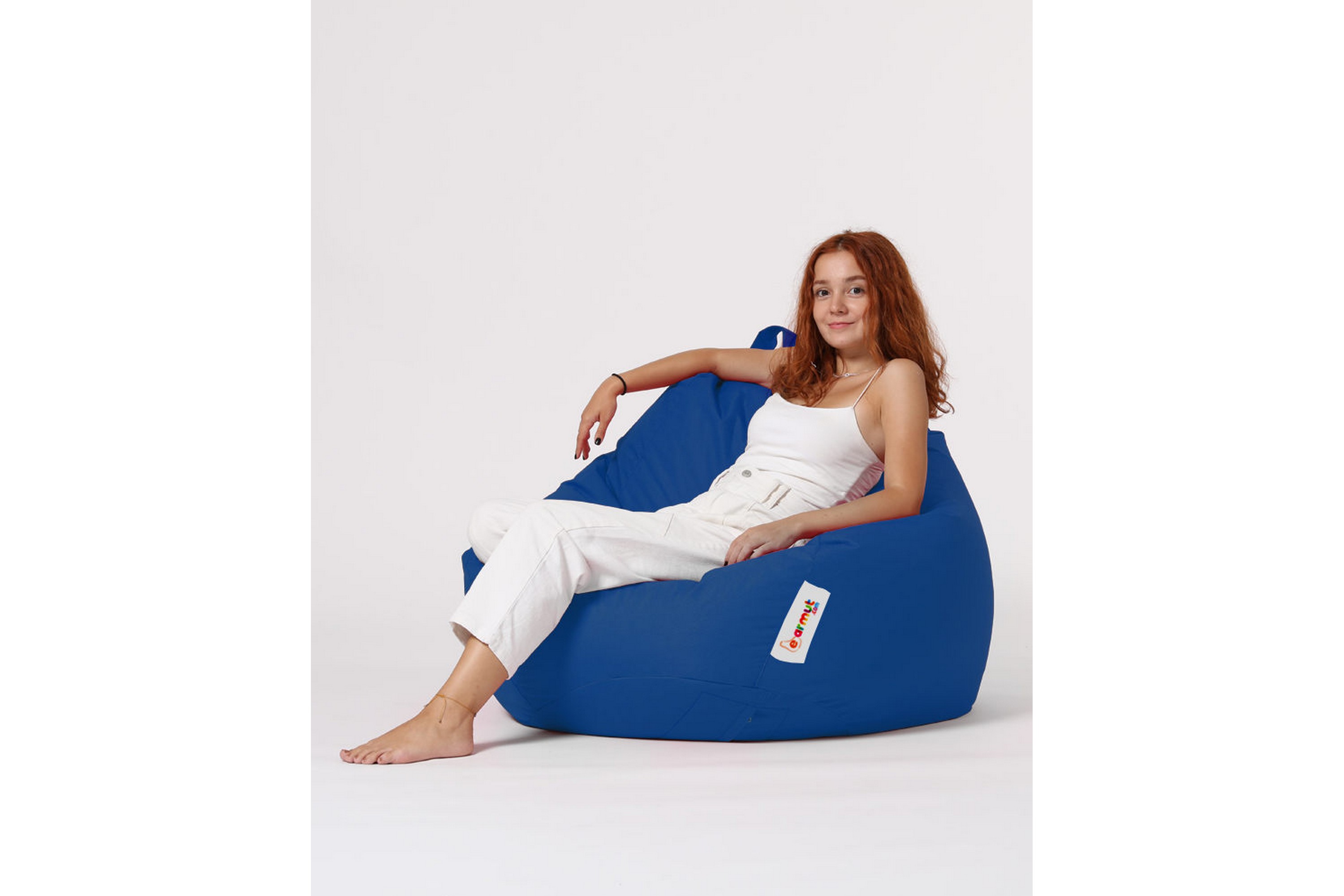 Sittsäck Utomhus Hunny 115 cm Blå