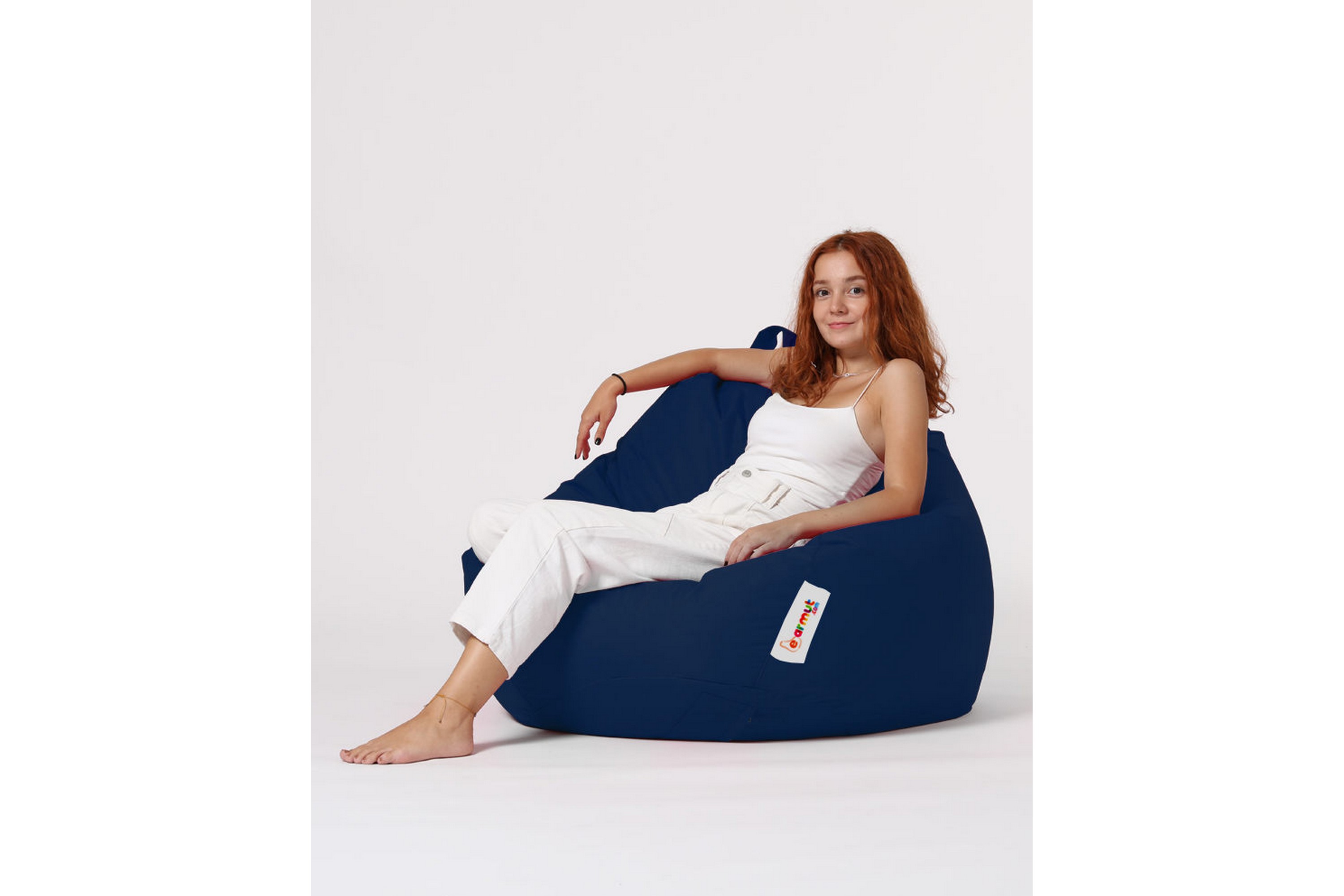 Sittsäck Utomhus Hunny 115 cm Mörkblå