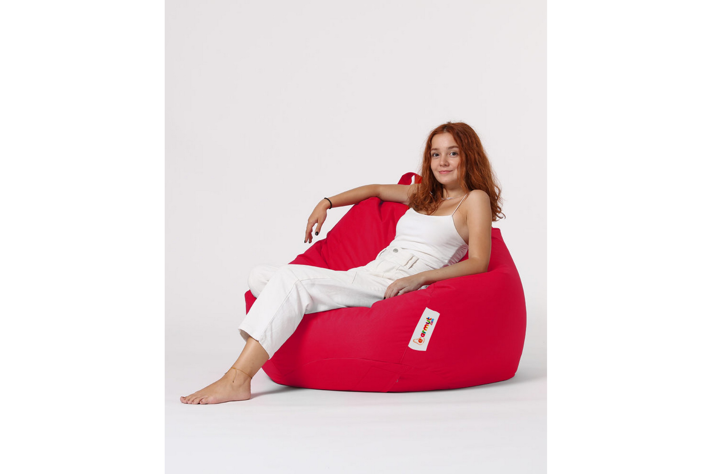 Sittsäck Utomhus Hunny 115 cm Röd