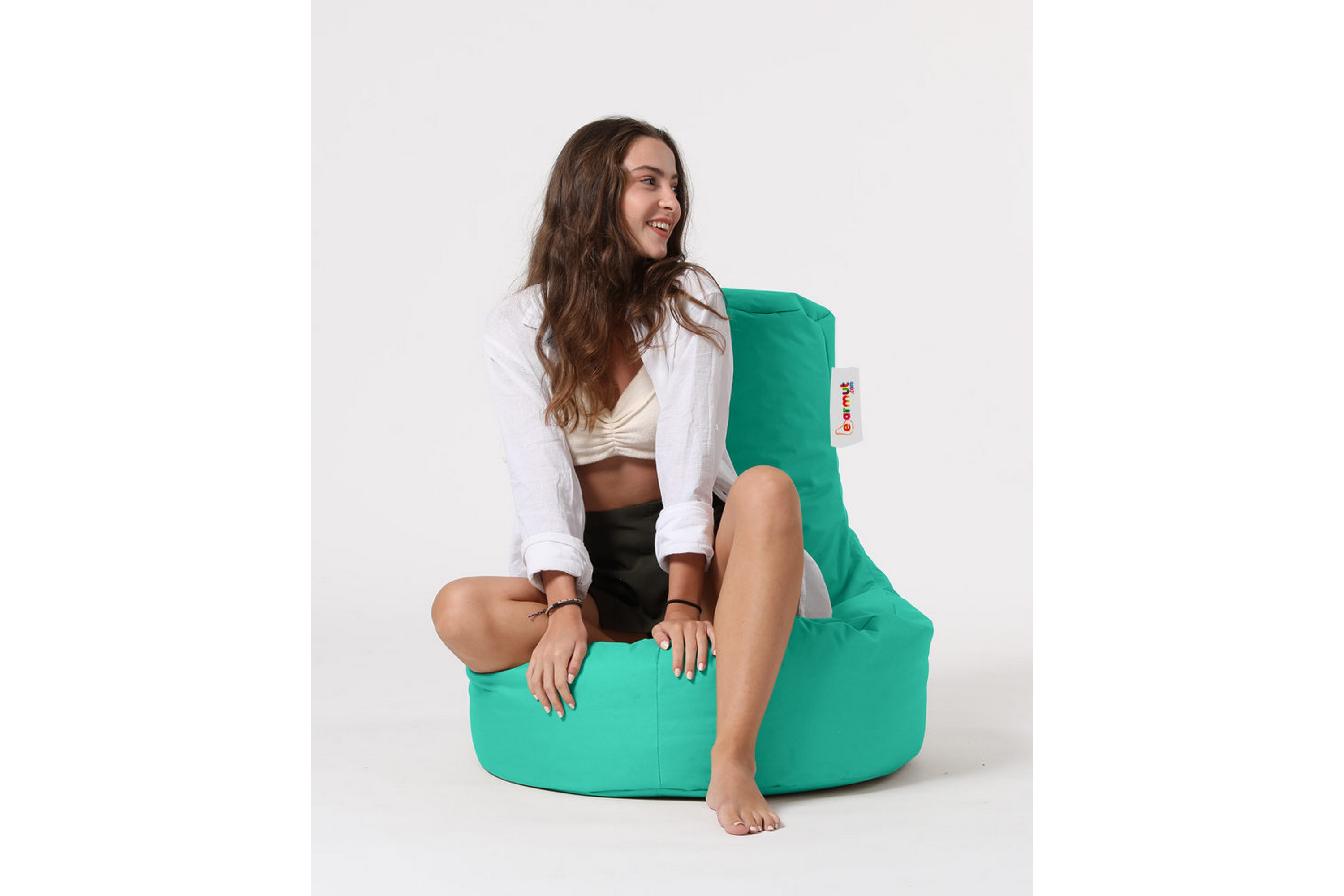 Sittsäck Utomhus Linarejos 70 cm Turkos