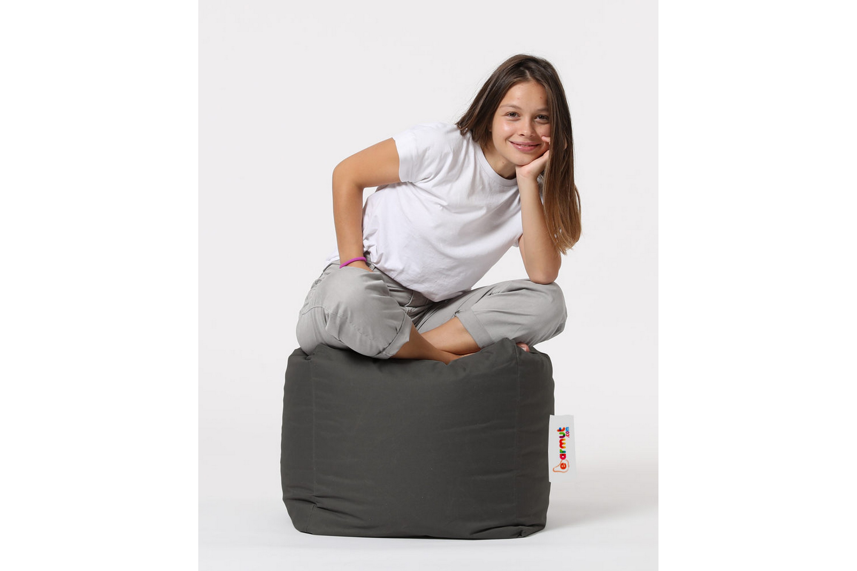 Sittsäck Utomhus Salani 45 cm Grå