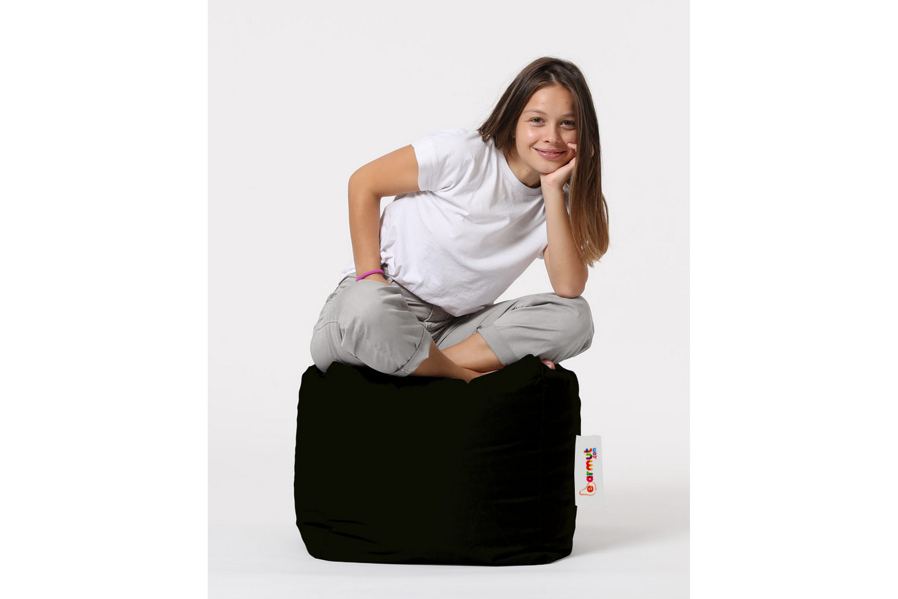 Sittsäck Utomhus Salani 45 cm Svart