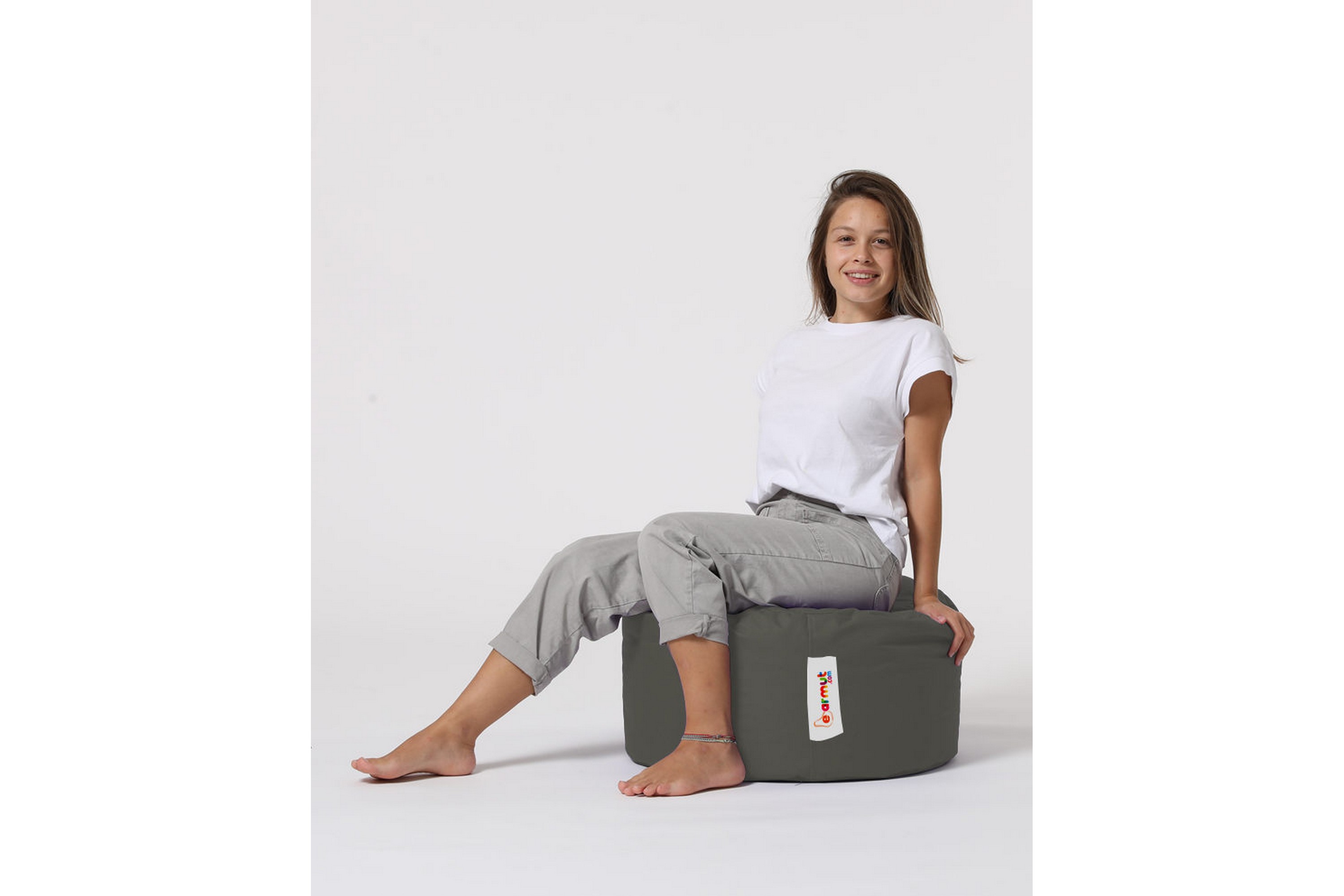 Sittsäck Utomhus Salima 55 cm Grå