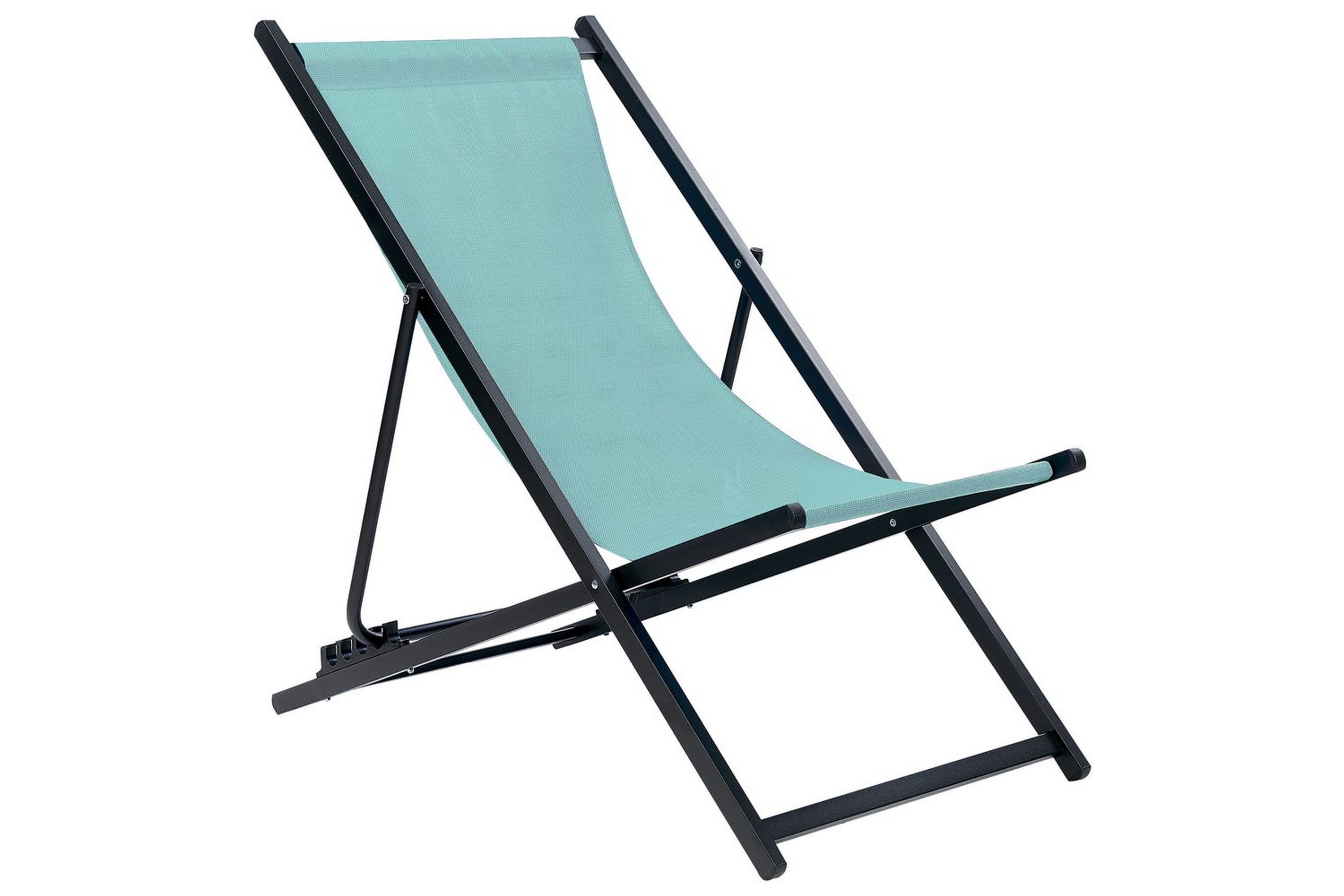 solstol locri ii - turkos, svart