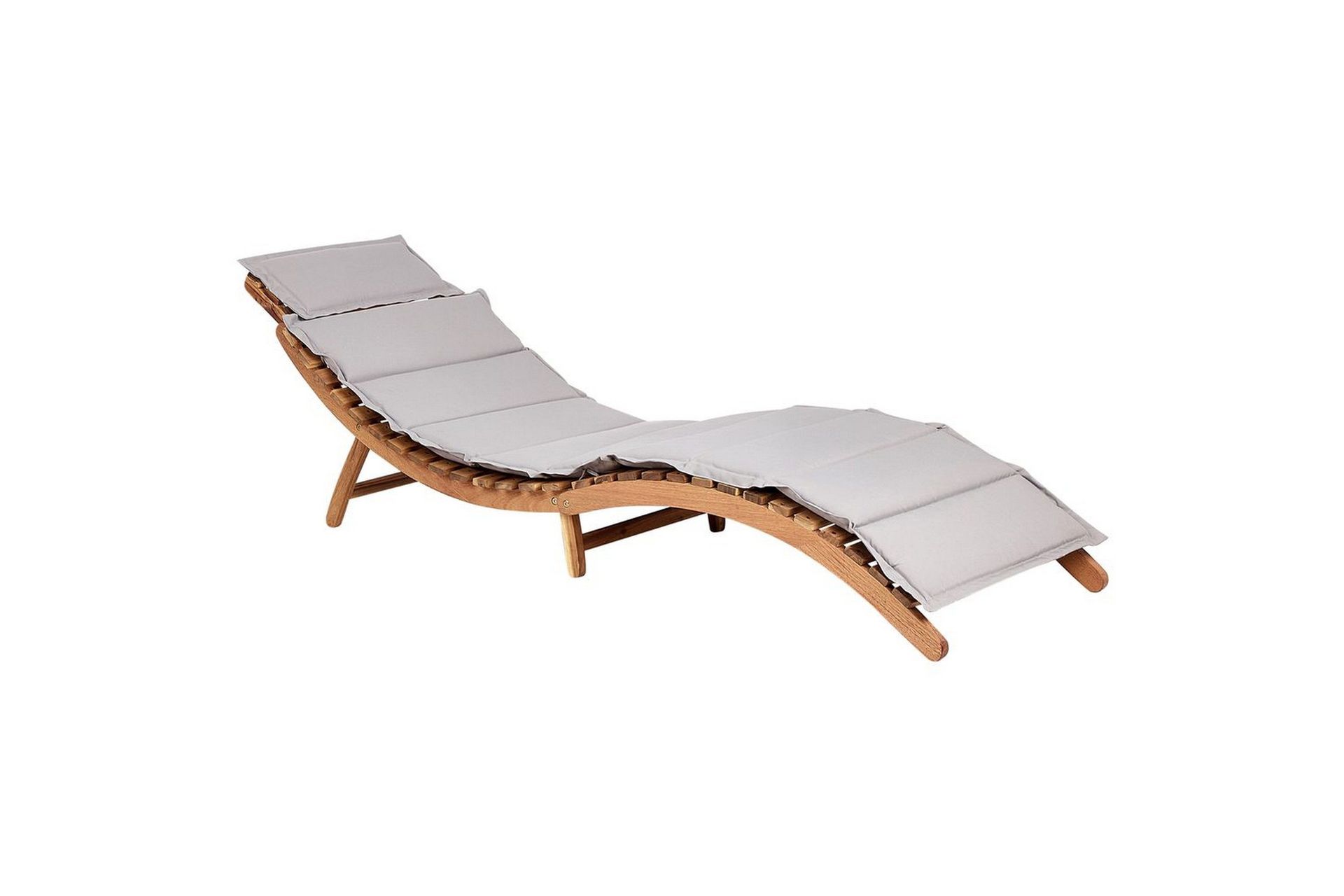 solstol luino - ljus trä, grå