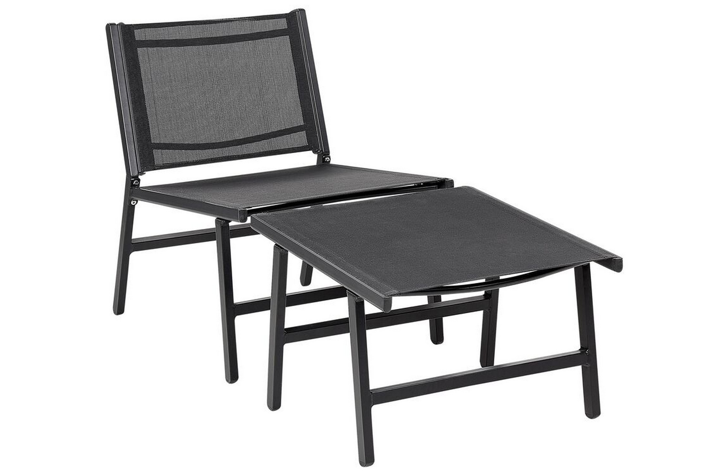 Solstol Montmagny 54x60 cm 2 st Svart