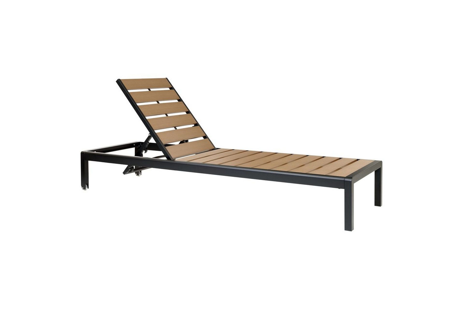 solstol nardo - ljus trä, svart