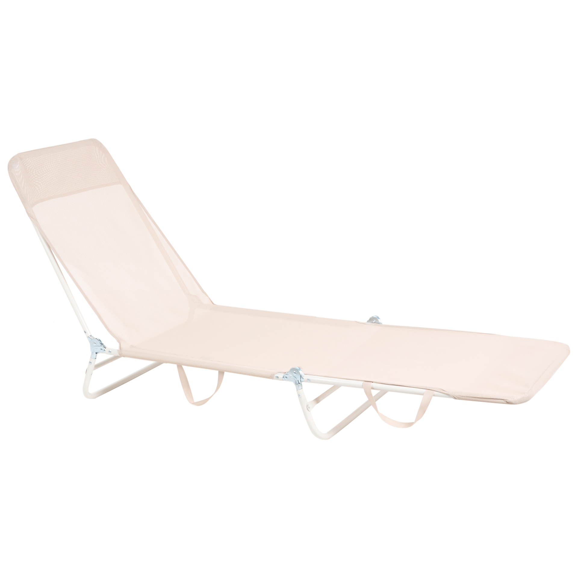 Solstol utomhus Kastoria - Beige/Vit