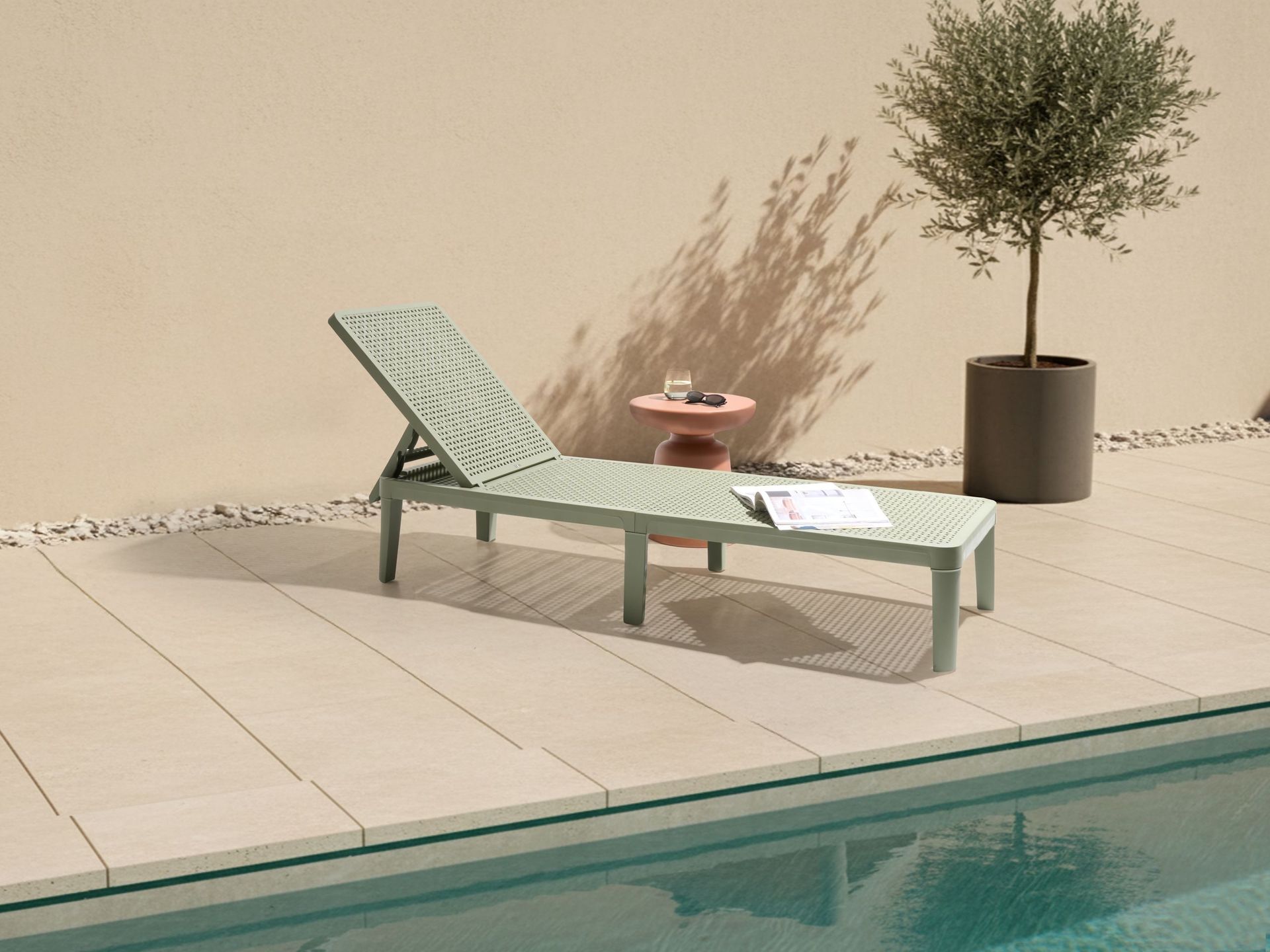 Solstol utomhus Ossimo - Gr&ouml;n