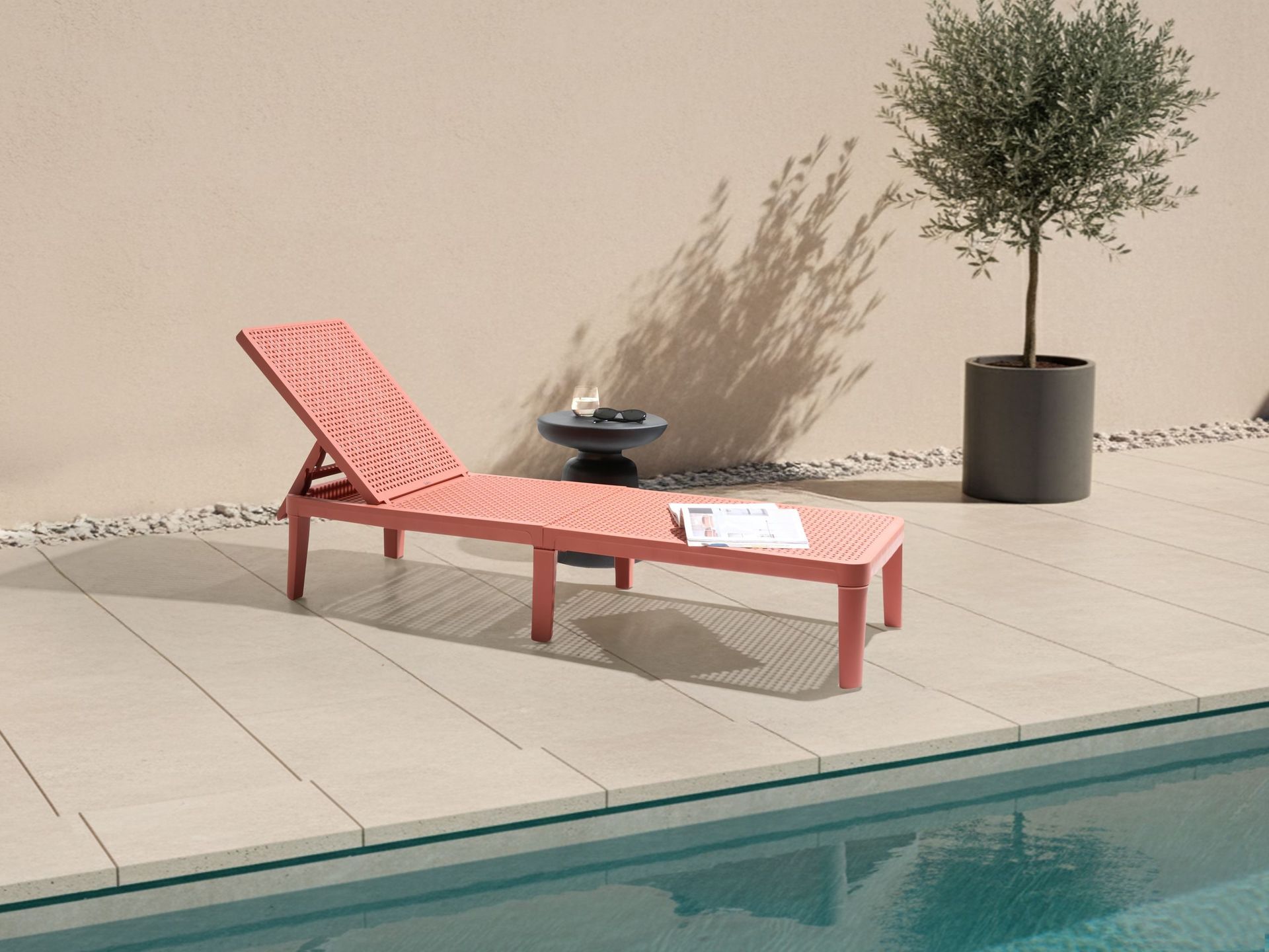 Solstol utomhus Ossimo - R&ouml;d