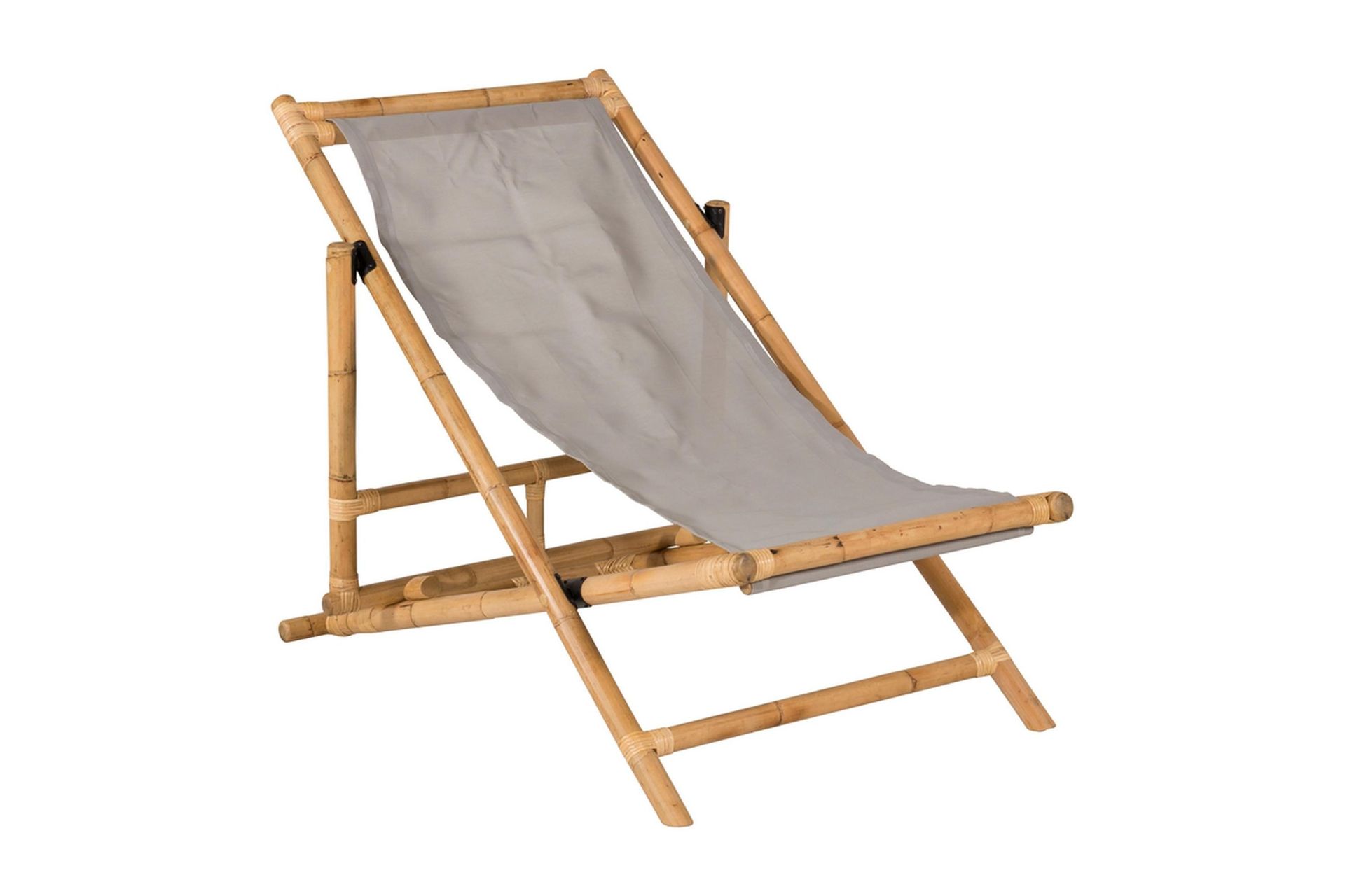 Cane Loungestol med Dyna - Tr&auml;/natur