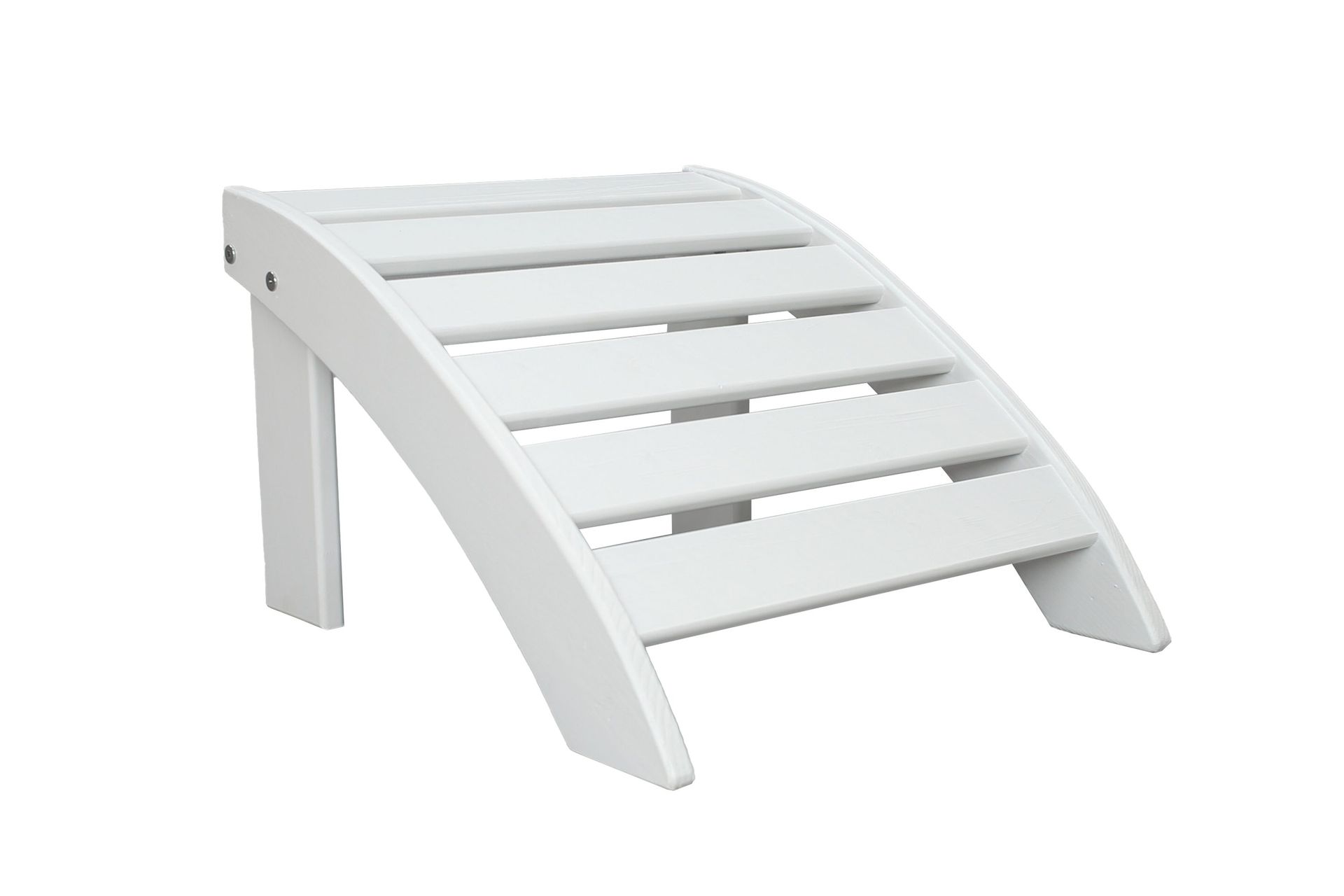 cranston fotpall till däckstol - vit