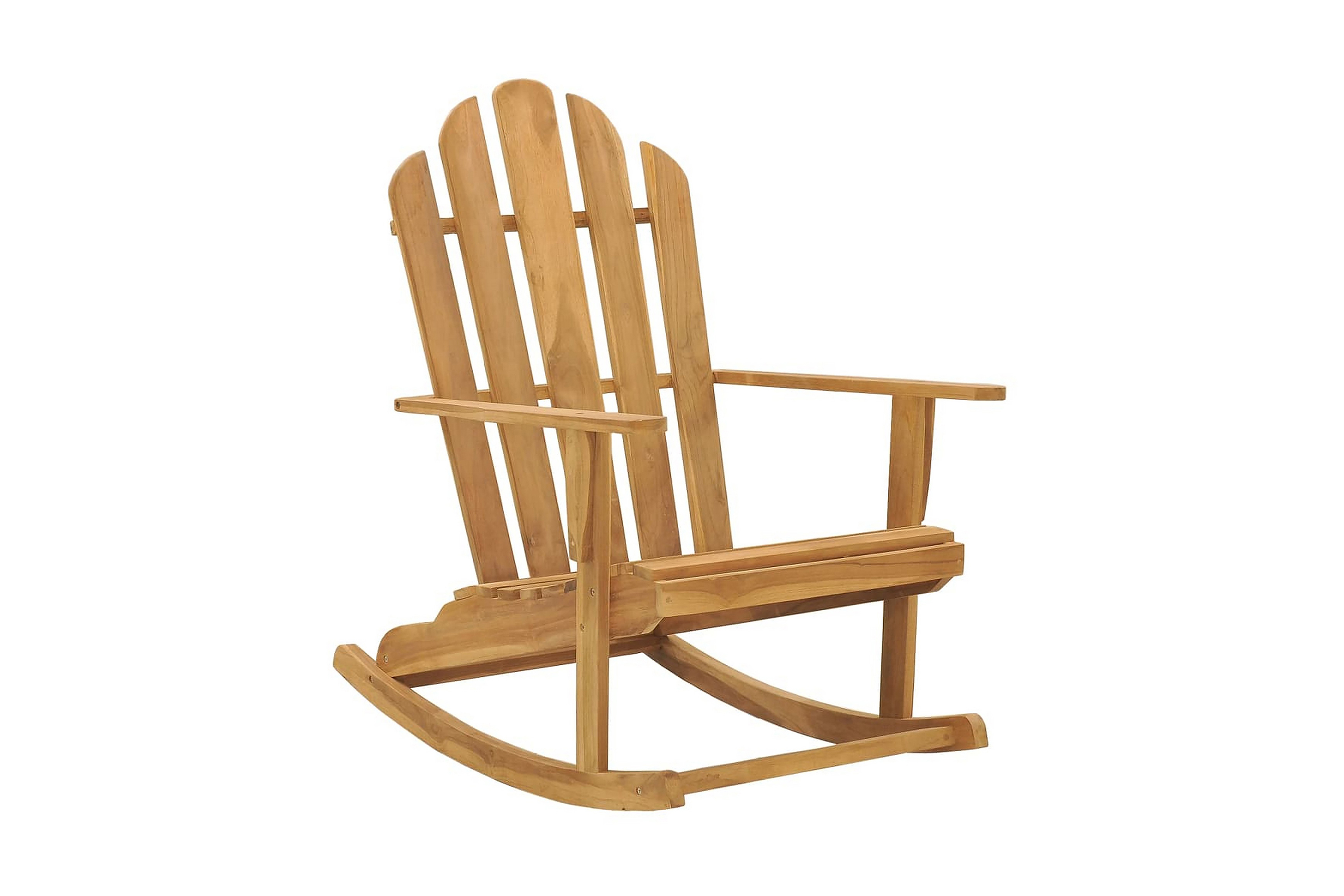 Däckstol massiv teak - Brun 316167
